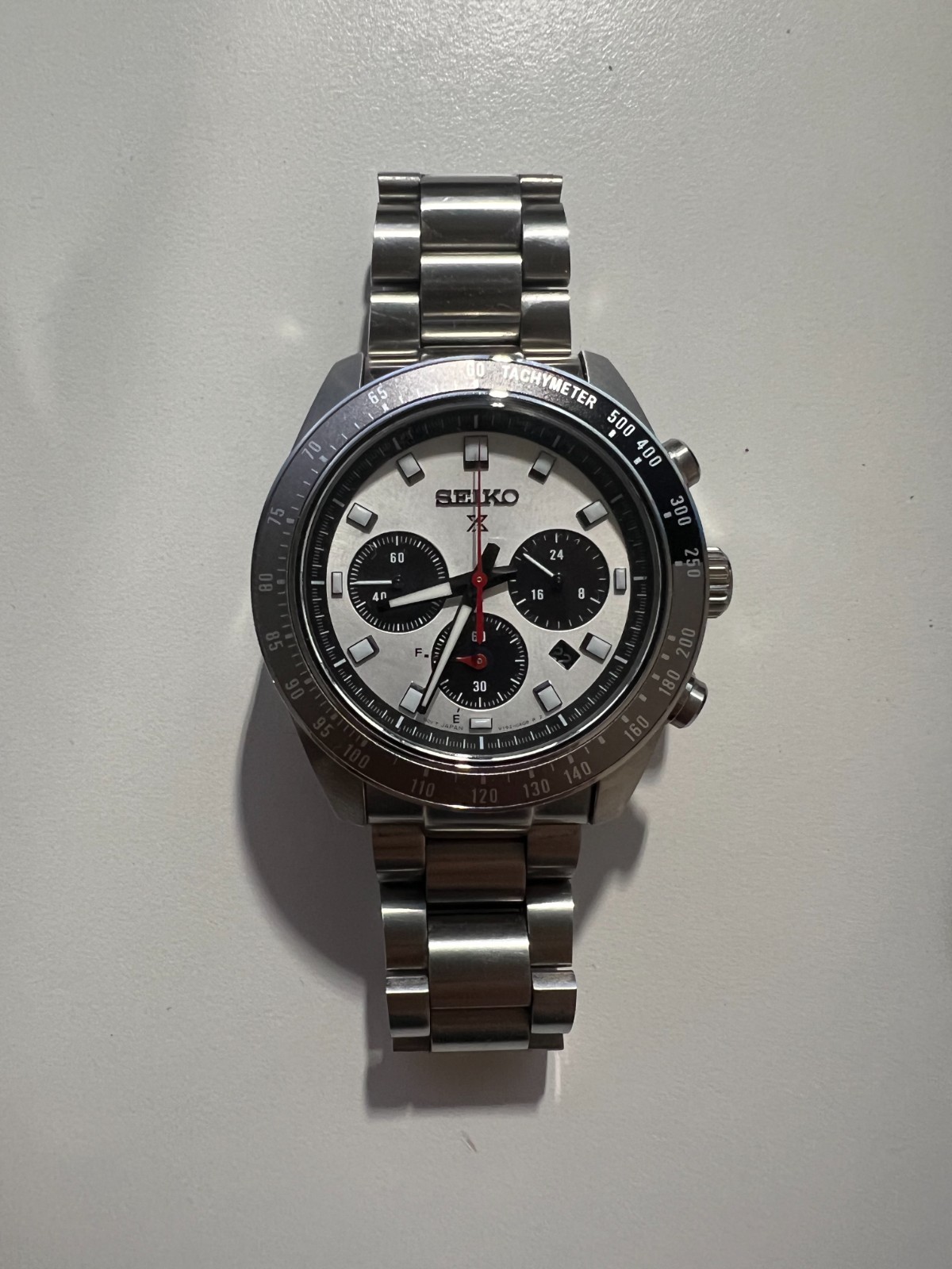 Seiko Prospex Silver Men\'s Watch - SSC911 / FULL SET / VERY GOOD CONDITION
