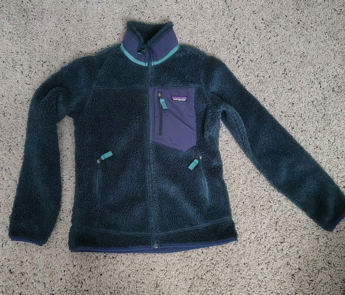 Patagonia Classic Retro-X Jacket Women’s Medium Cascade Green Fleece NWT