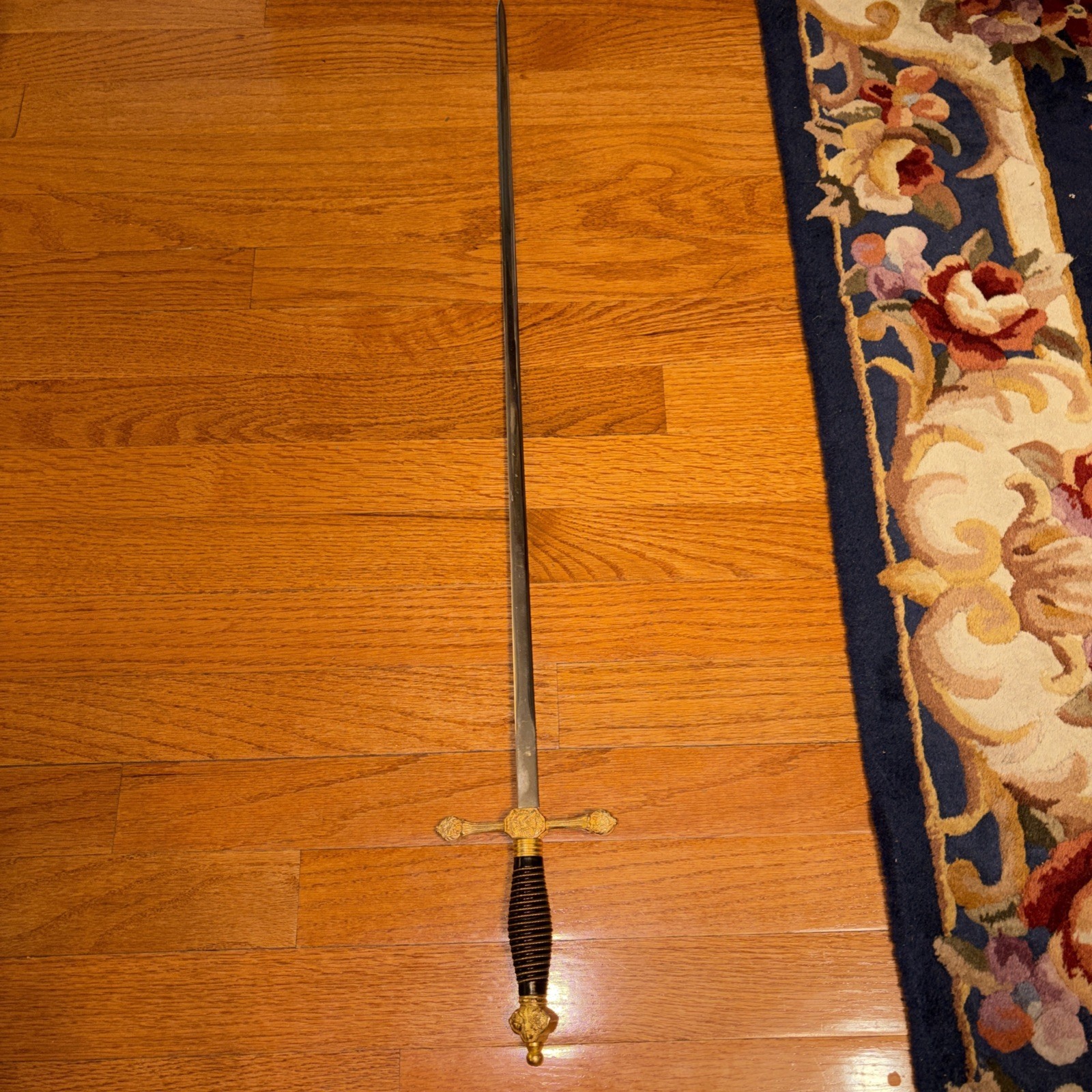 Vintage Ceremonial Masons Officer Sword Freemason Collectible