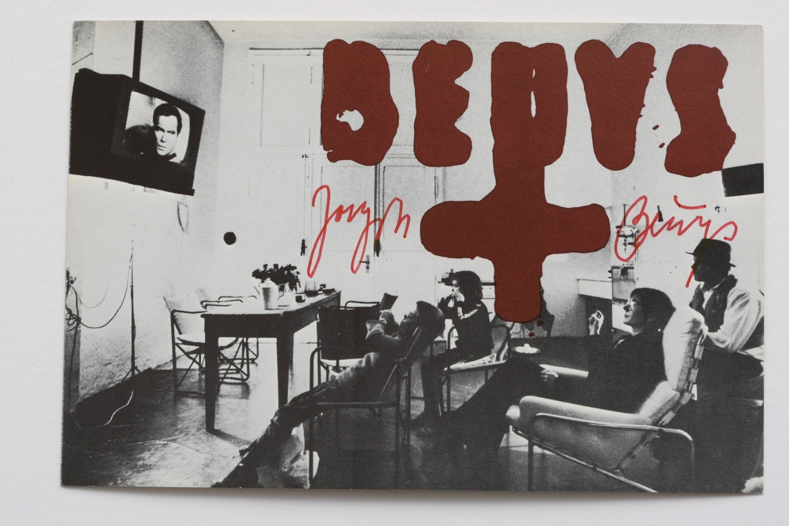 Joseph Beuys Signed Invitation Card Enterprise New York 1974 John Gibson Gallery