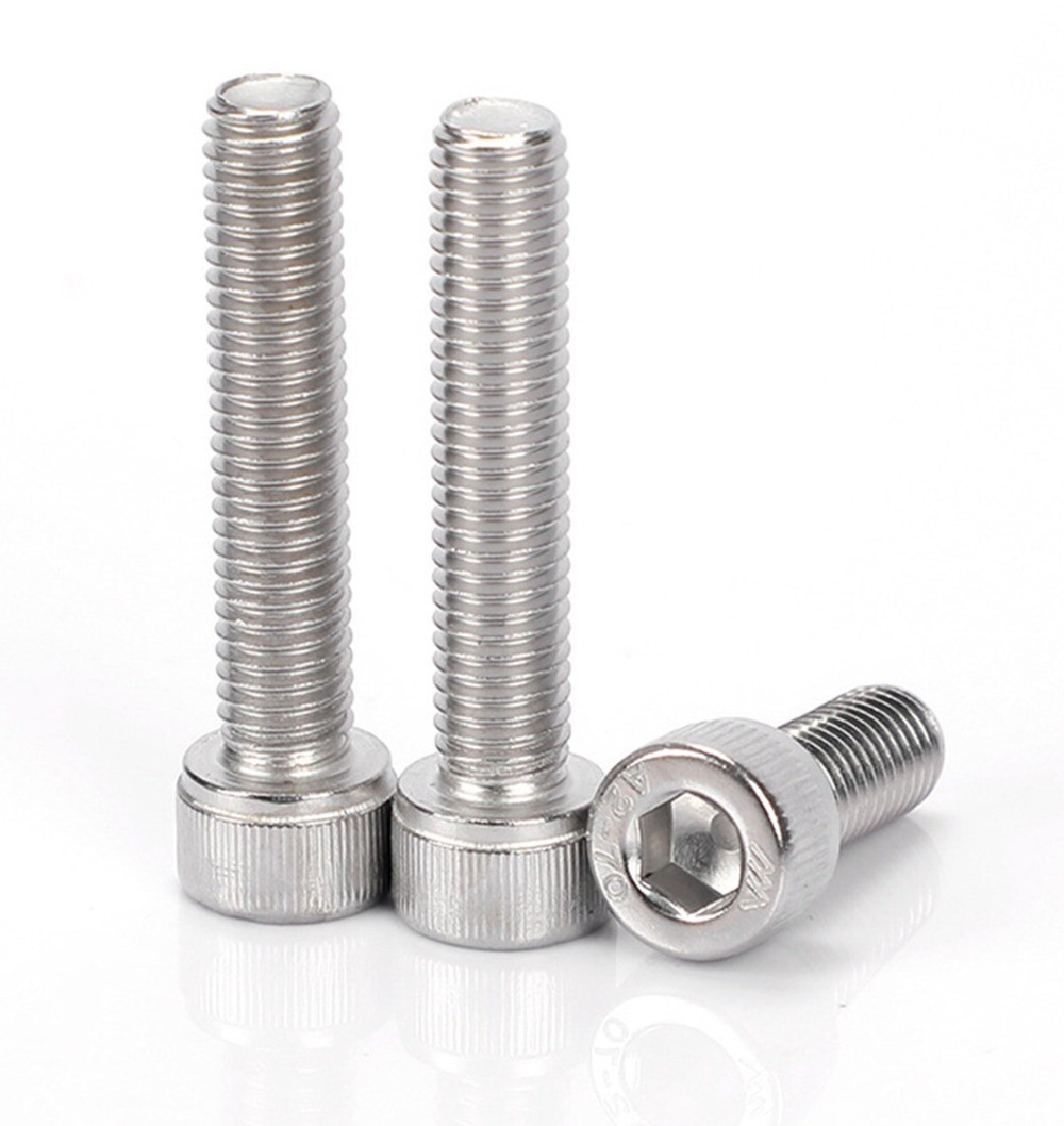 10/20/50/100x M2 M3 M4 M5 Stainless Steel Hex Bolt Socket Cap Screws Head 10/20/50/100x M2 M3 M4 M5 Stainless Steel Hex Bolt Socket Cap Screws Head