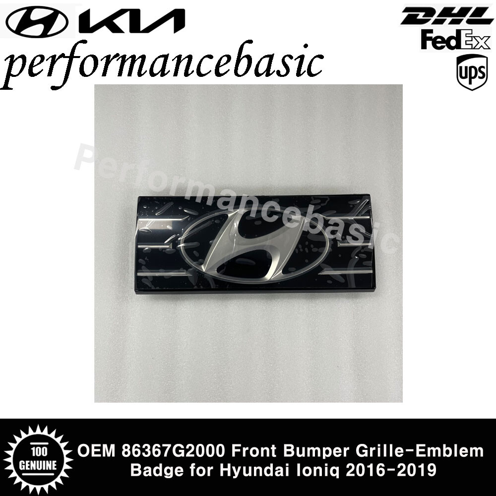 OEM 86367G2000 Front Bumper Grille-Emblem Badge for Hyundai Ioniq 2016-2019