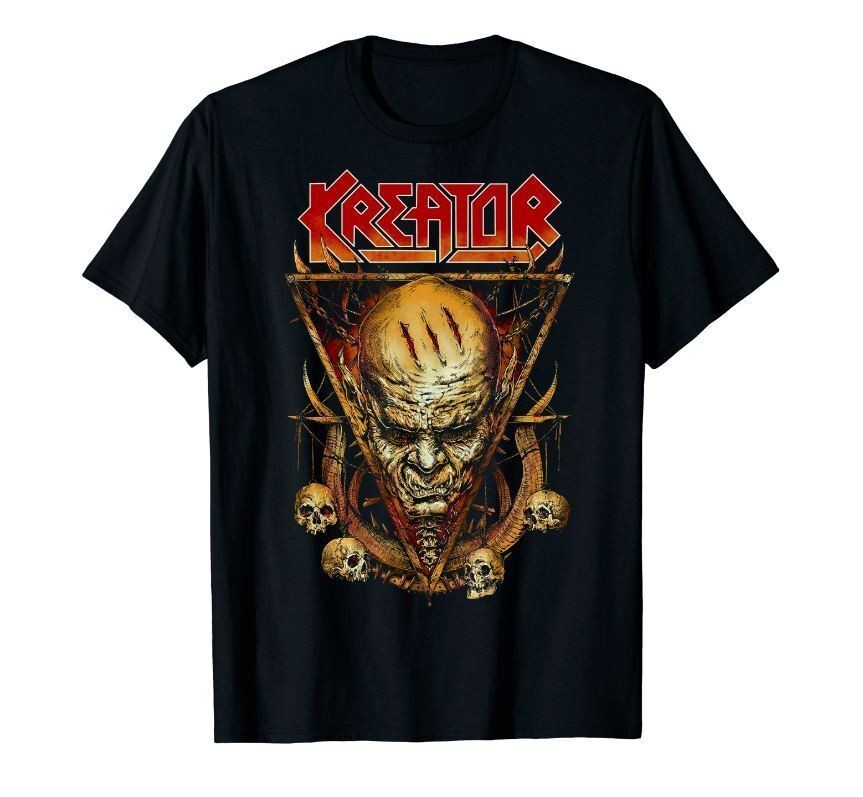 Vtg Kreator Band Gift For Fans Cotton Black Full Size Unisex Shirt JJ259