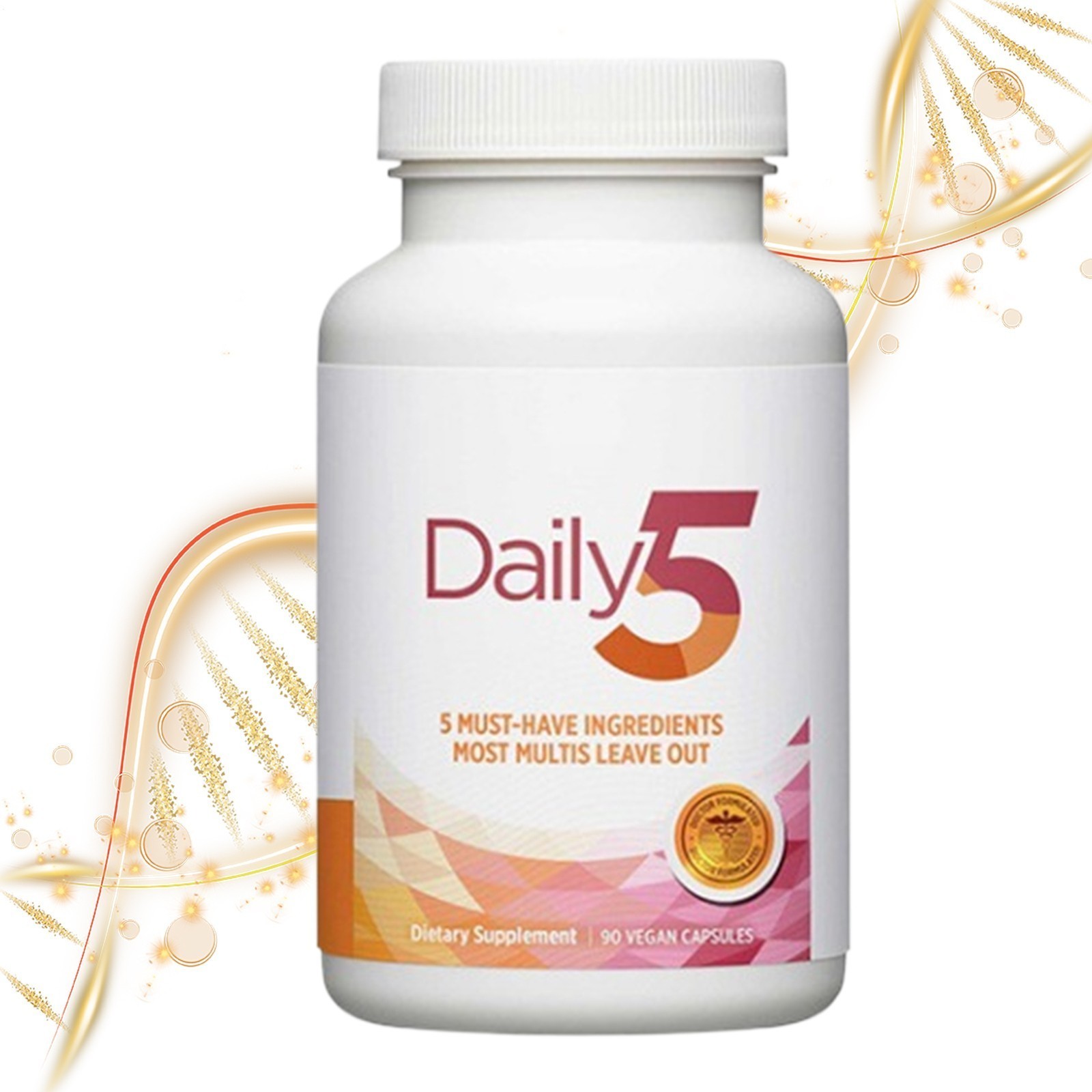 1*Doctors\' Preferred Daily5 90 Vegan Capsules Dietary Supplement