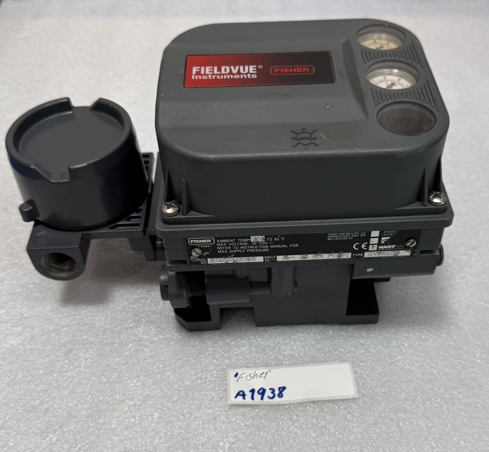 FISHER DVC6200 Valve Positioner Hart FISHER DVC6200 Valve Positioner Hart