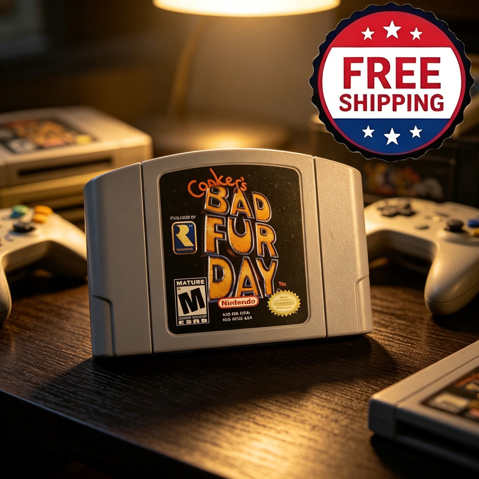 Conker's Bad Fur Day N64 Cartridge – Tested Working, No Box