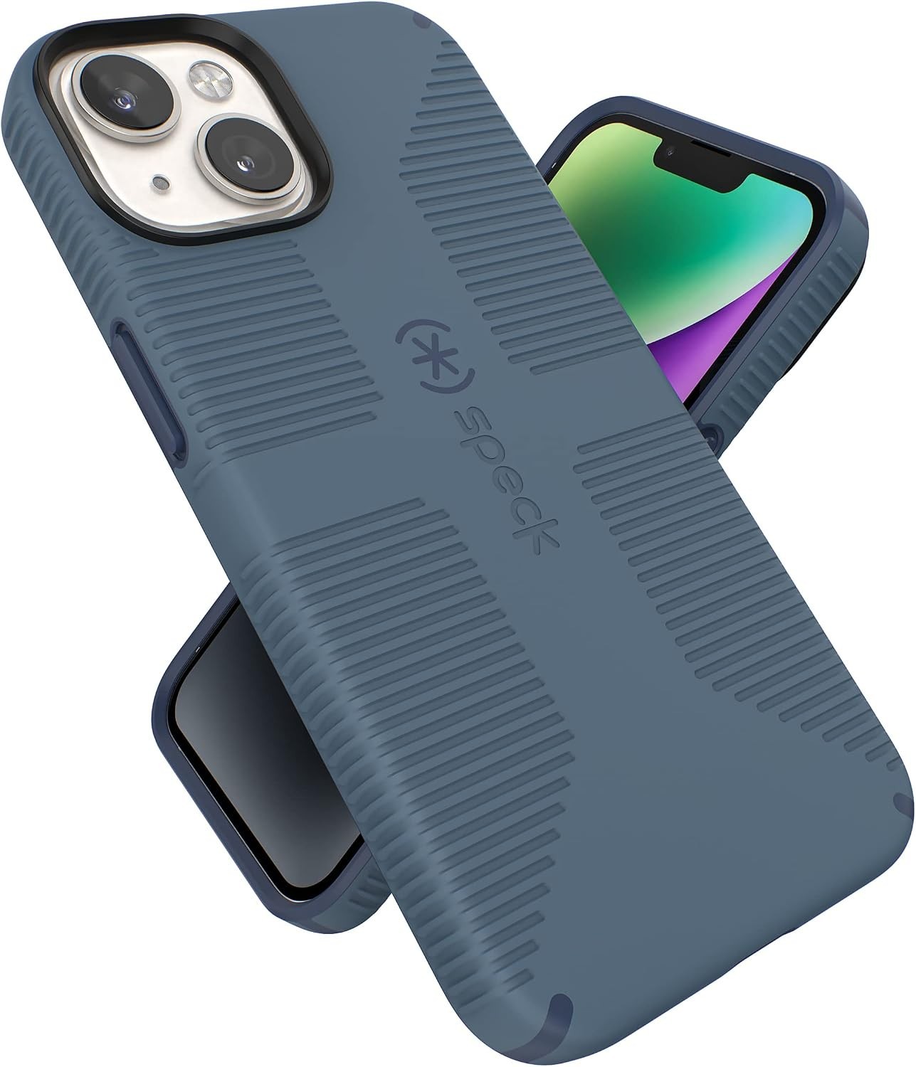 Speck iPhone 14 Case | Drop Protection | MagSafe | Scratch Resistant | Blue Speck iPhone 14 Case | Drop Protection | MagSafe | Scratch Resistant | Blue