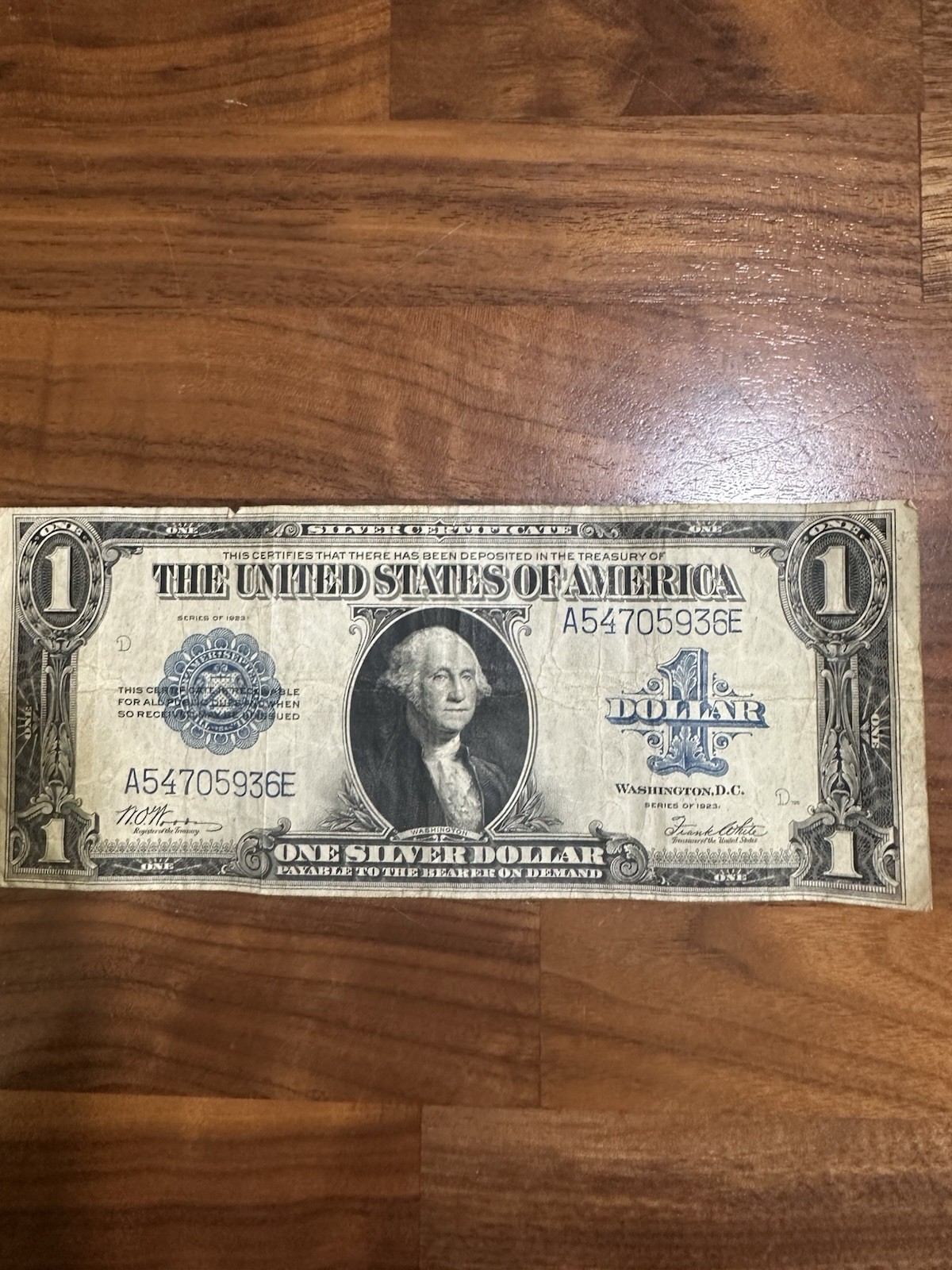 1923 Silver 1 Dollar Certificate Large “The Horse Blanket” 1923 Silver 1 Dollar Certificate Large “The Horse Blanket”