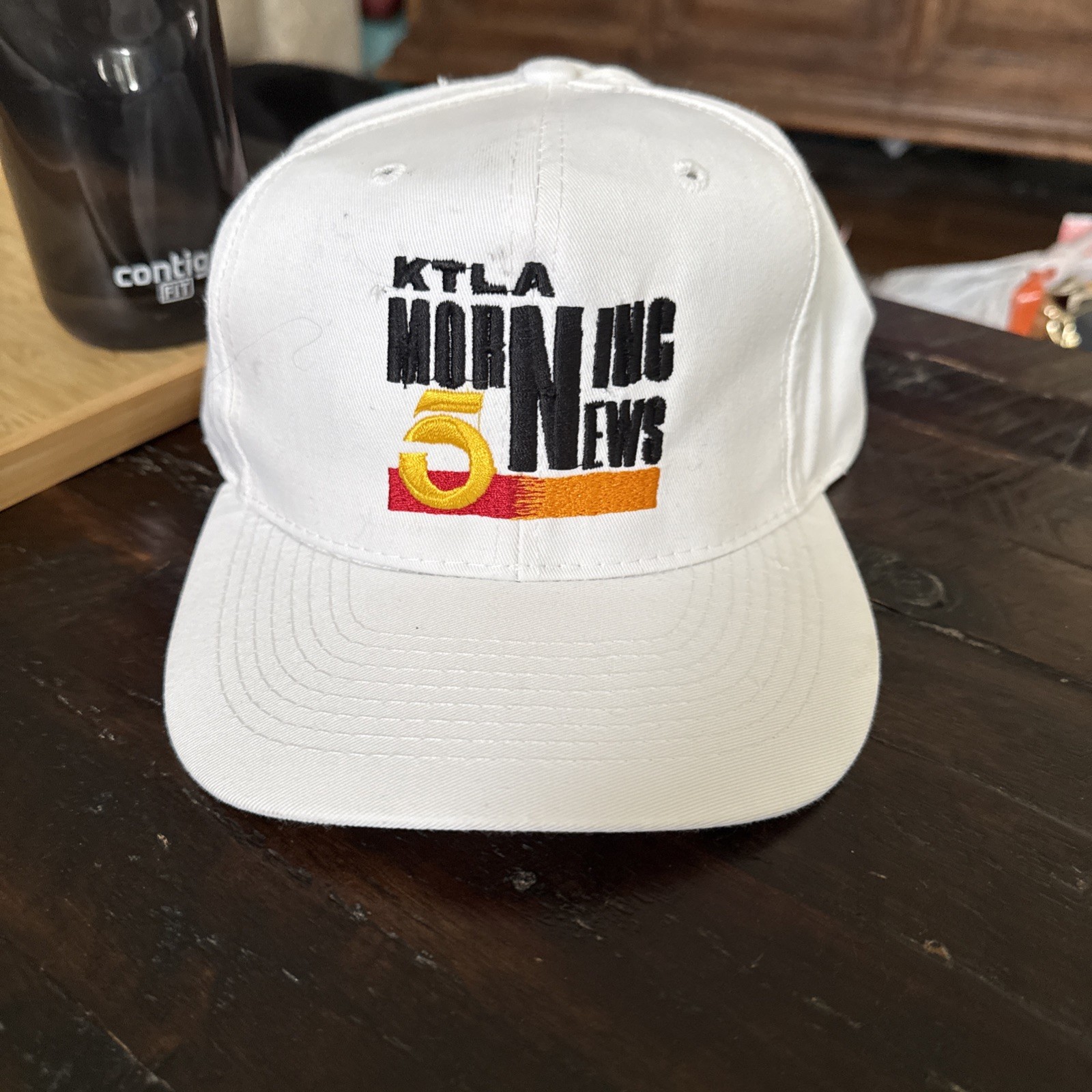 Vintage KTLA 5 News Los Angeles Snapback Hat TV Station Media Cap Vintage KTLA 5 News Los Angeles Snapback Hat TV Station Media Cap