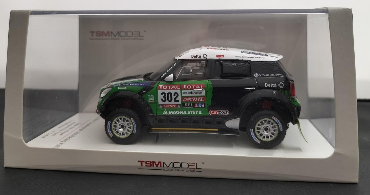 TSMMODEL Mini Countryman ALL4 Racing 302 1/43 Scale Car Age14+