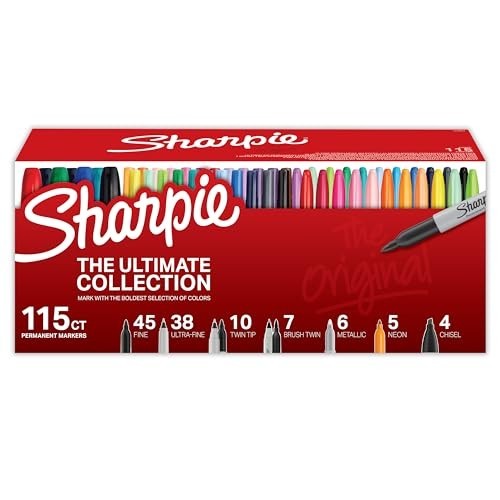 Permanent Markers, Ultimate Collection, Fine and Ultra Fine Points, Assorted ...