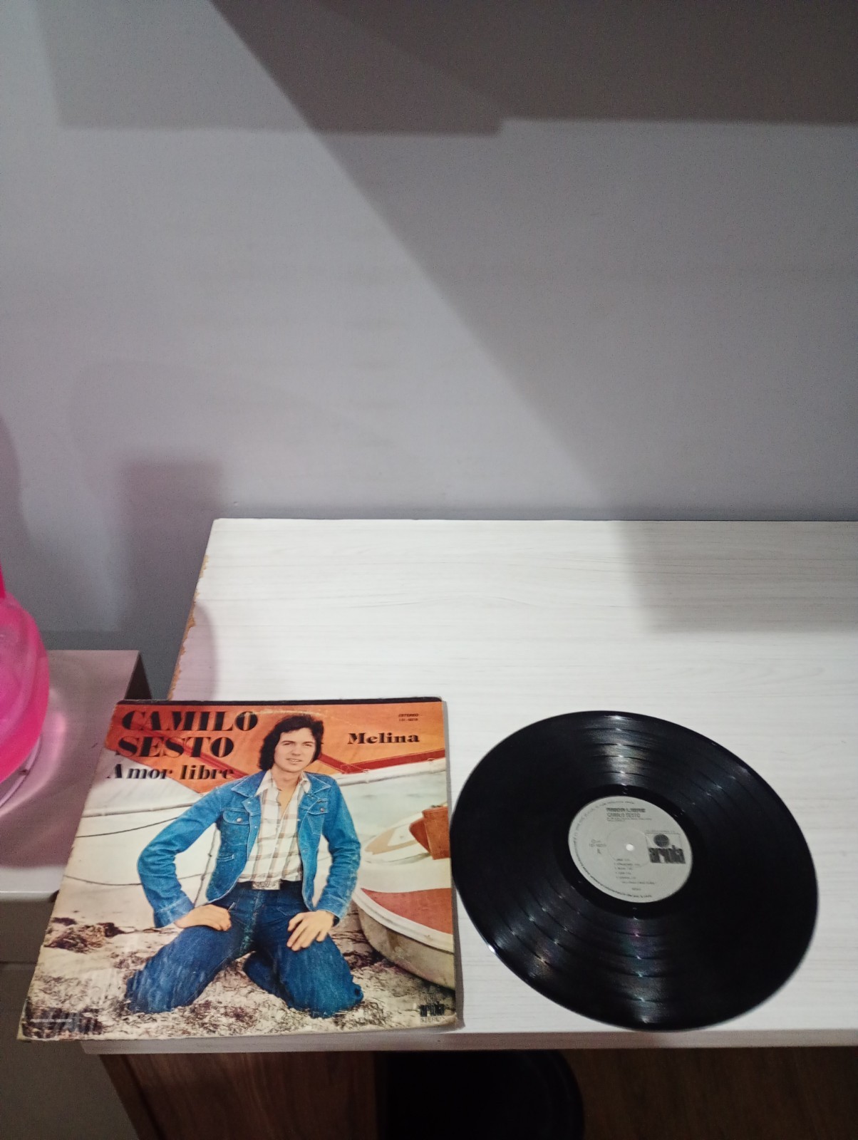 LP VINYL CAMILO SESTO.- AMOR LIBRE ( GOOD CONDITION )