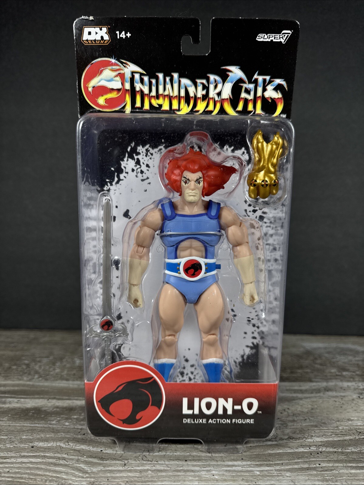 Super7 Thunder Cats Deluxe Lion-O 7 Inch DX Deluxe Action Figure 2024 In Hand