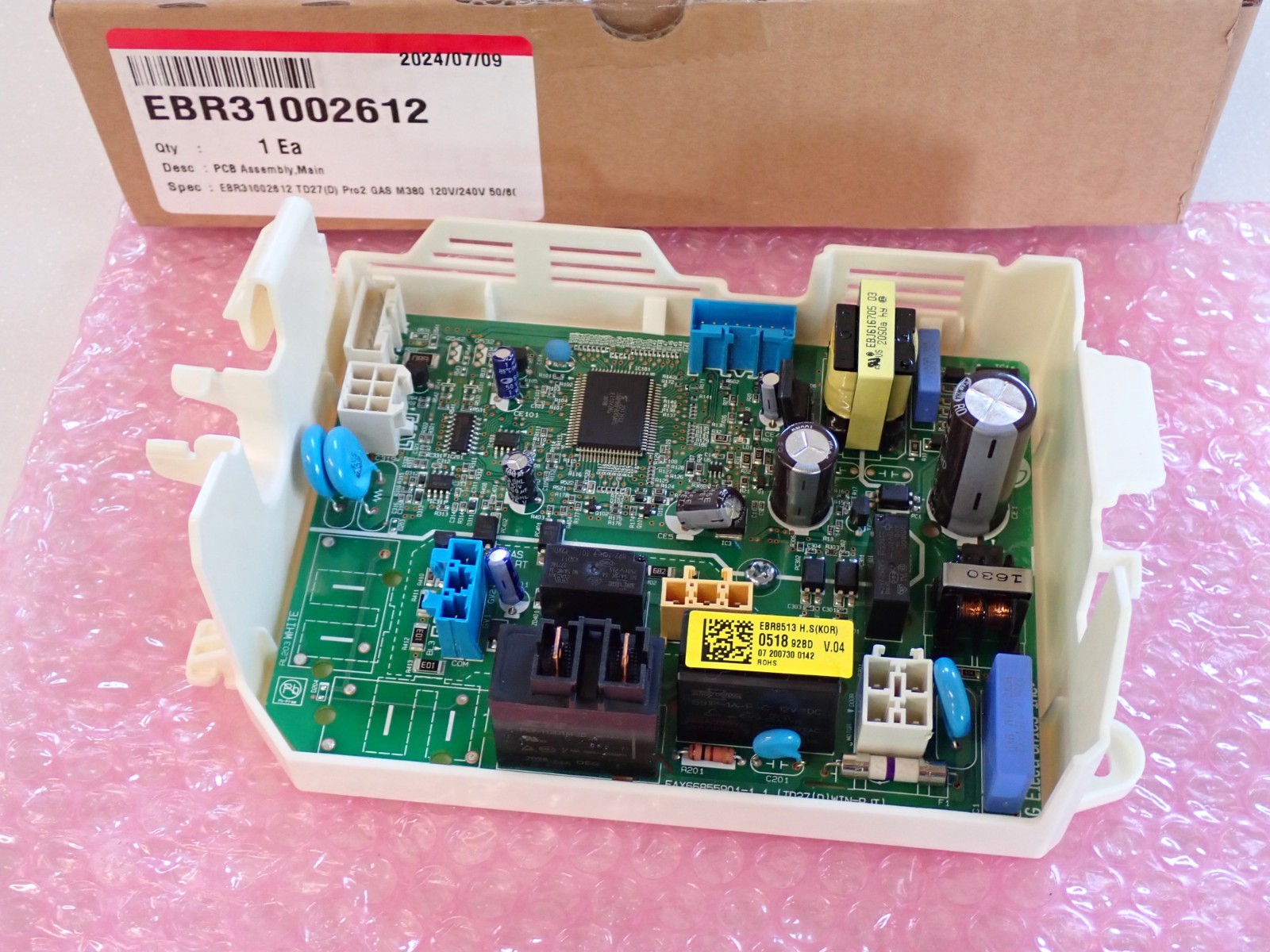 Genuine LG Dryer Main Board PCB Assy EBR31002612 Victor2 EAX66855901 NEW Genuine LG Dryer Main Board PCB Assy EBR31002612 Victor2 EAX66855901 NEW
