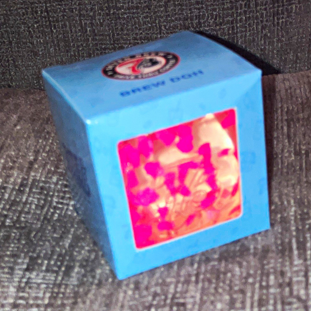 Seven Brew Drive Thru Coffee Brew Doh Coffee & Tea Promotional Box Blue Seven Brew Drive Thru Coffee Brew Doh Coffee & Tea Promotional Box Blue