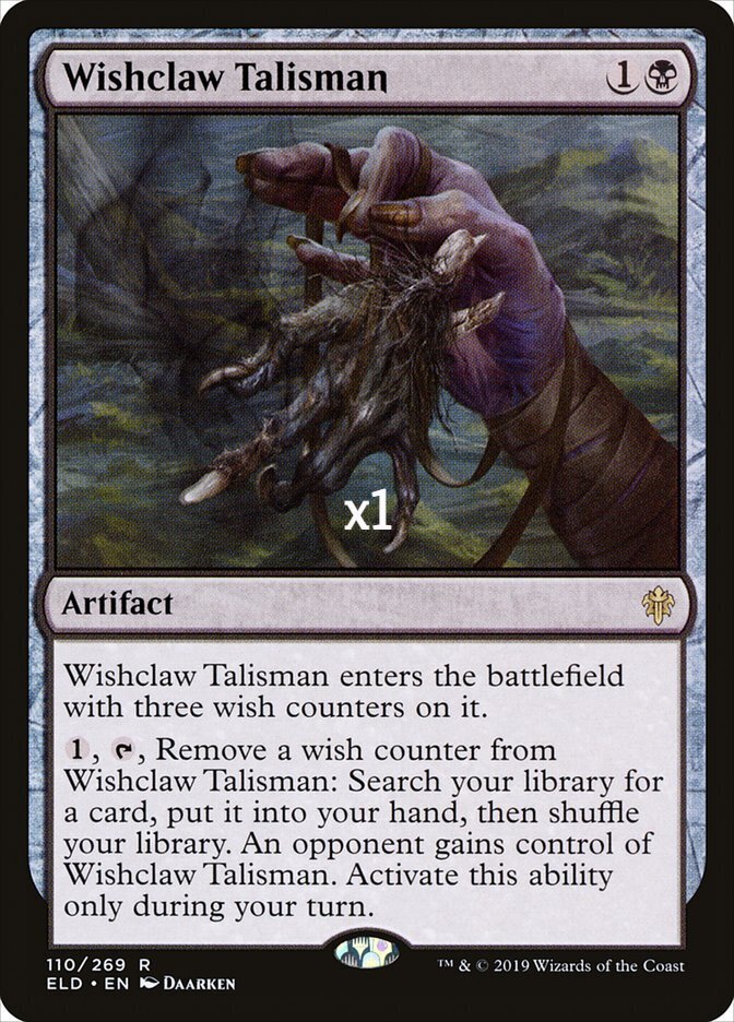 MTG Throne of Eldraine ELD Wishclaw Talisman MINT (SELECT)