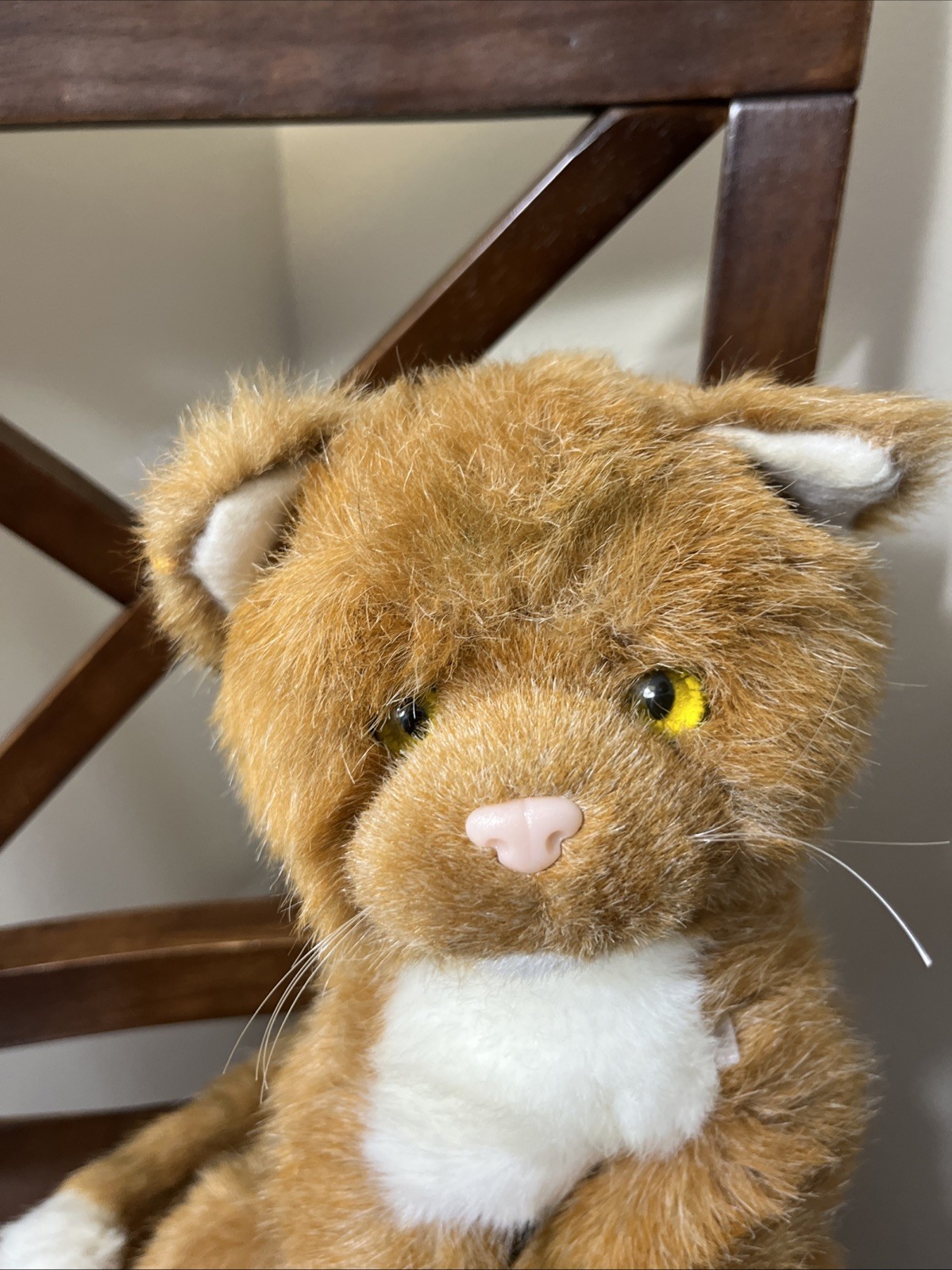 Vintage 1988 Applause Orange Tabby Cat. Fine Light Stripping Vintage 1988 Applause Orange Tabby Cat. Fine Light Stripping