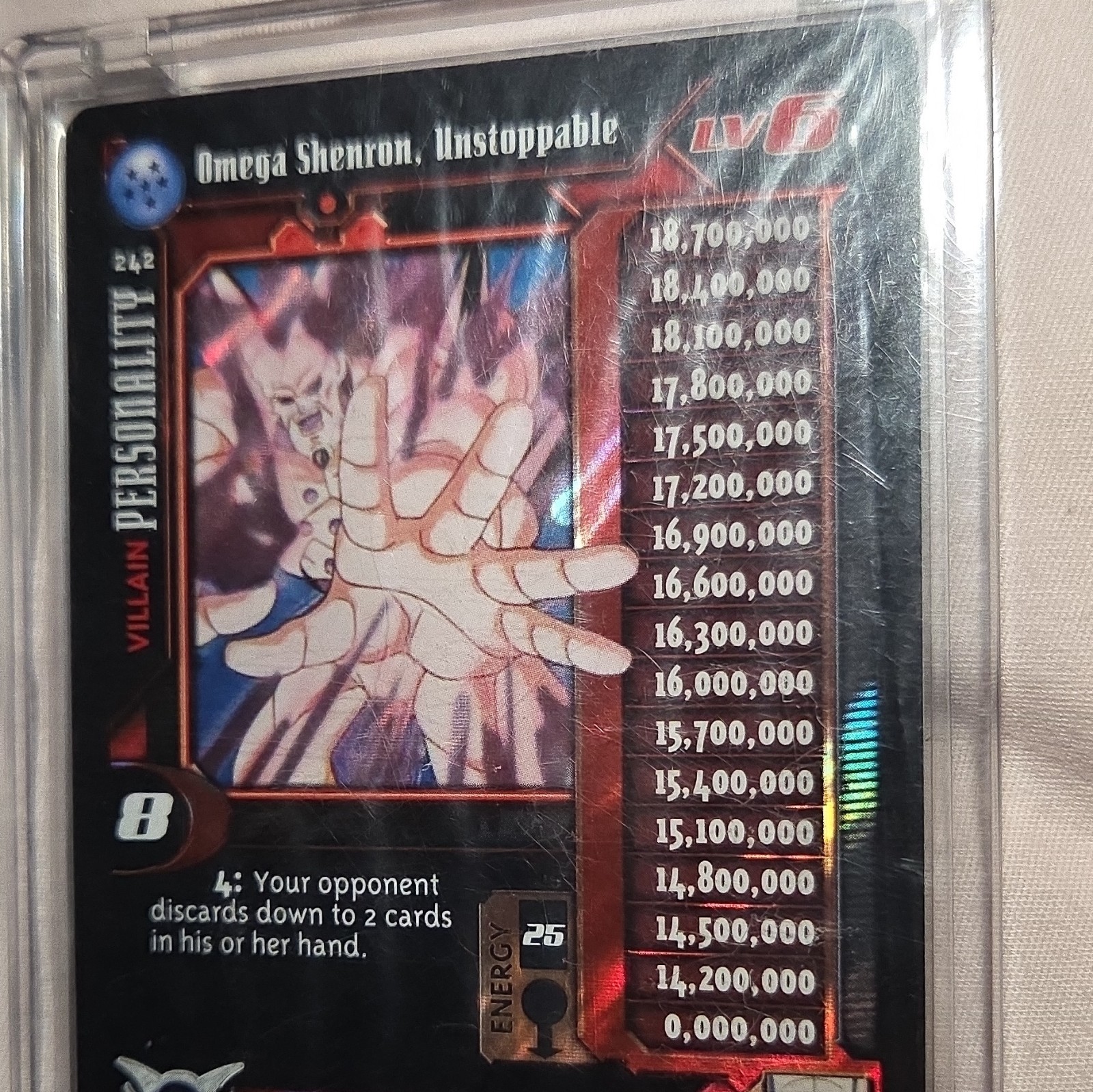 Score Dragon Ball GT TCG Omega Shenron, Unstoppable 242 LV 6 Holo Rare Score Dragon Ball GT TCG Omega Shenron, Unstoppable 242 LV 6 Holo Rare