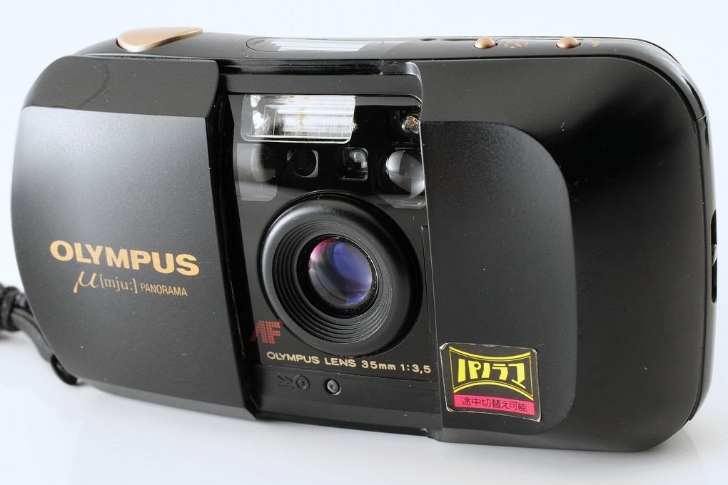 [Near MINT ] Olympus μ mju Panorama Point & Shoot 35mm Film Camera From JAPAN