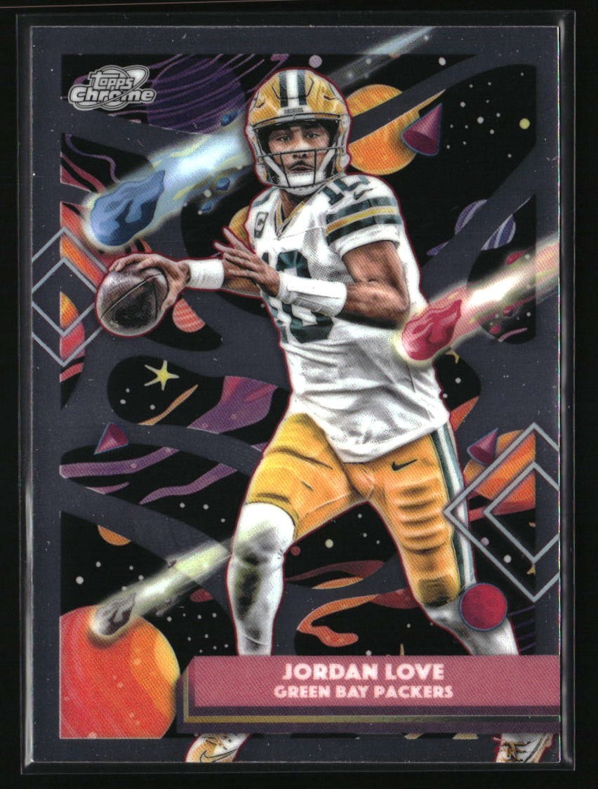 2025 Topps Chrome Cosmic Jordan Love #35 Green Bay Packers 2025 Topps Chrome Cosmic Jordan Love #35 Green Bay Packers