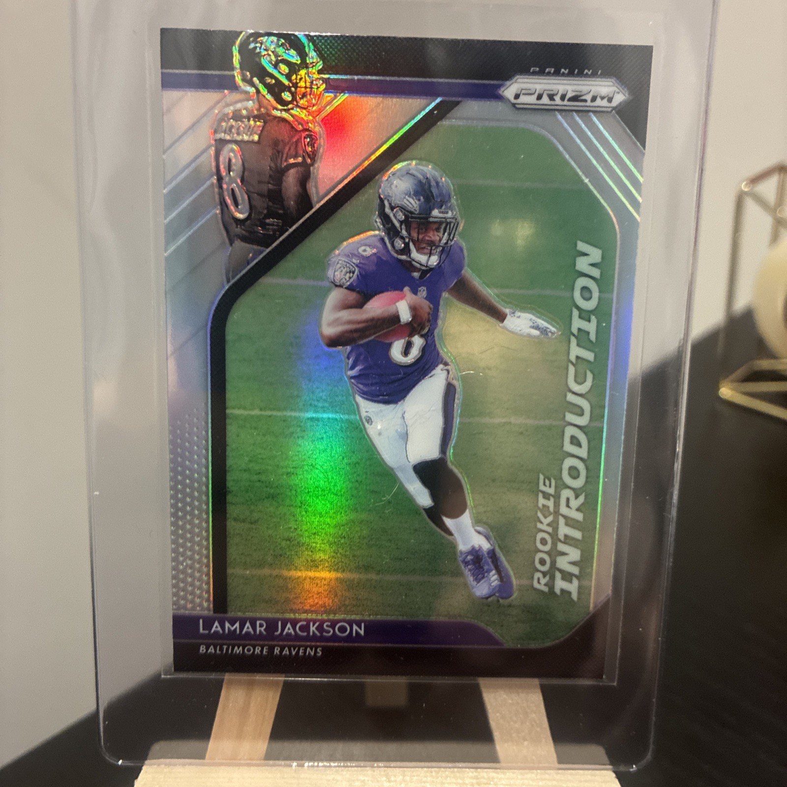 2018 Panini Prizm - Rookie Introduction #RI-12 Lamar Jackson (RC)