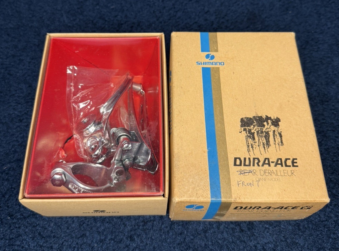 Vintage Shimano Dura-Ace 1st Gen Front Derailleur NOS Original Box Japan