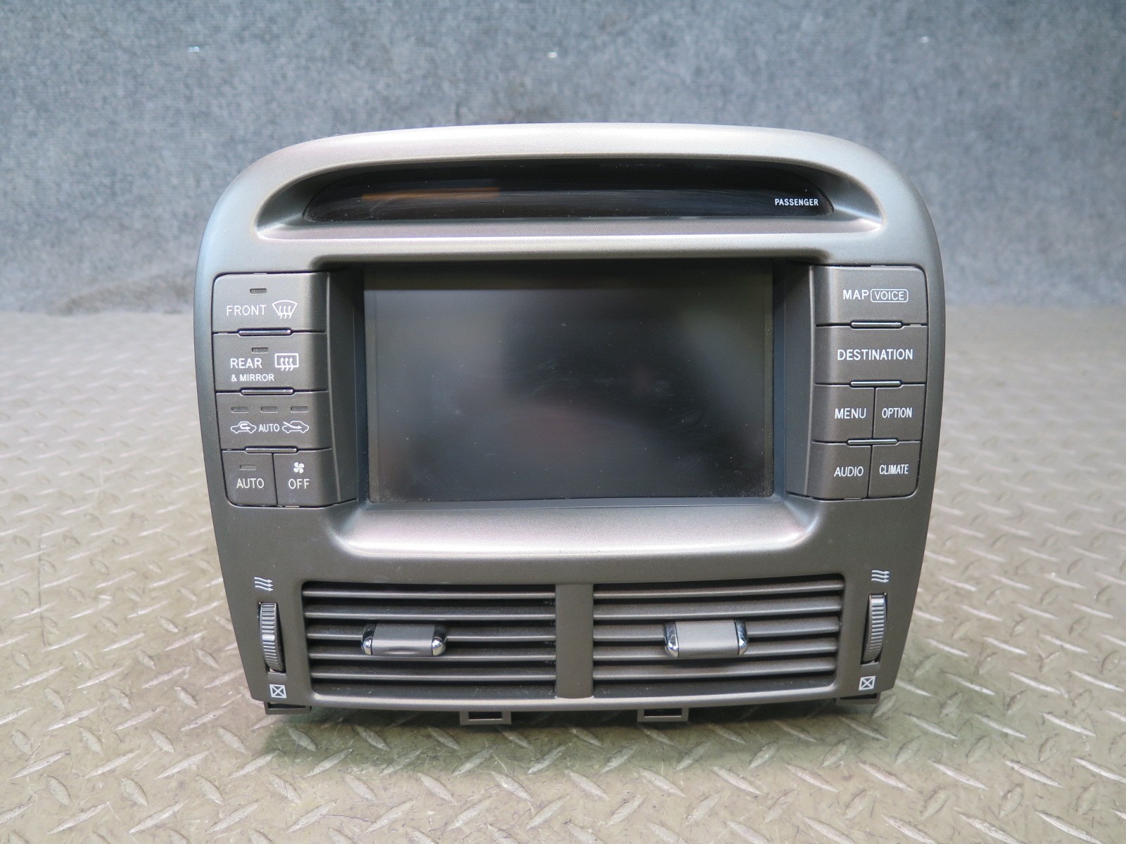 04-06 LEXUS UCF30L LS430 GPS NAVI DVD PLAYER CONTROL HEAD UNIT 86110-50180 OEM