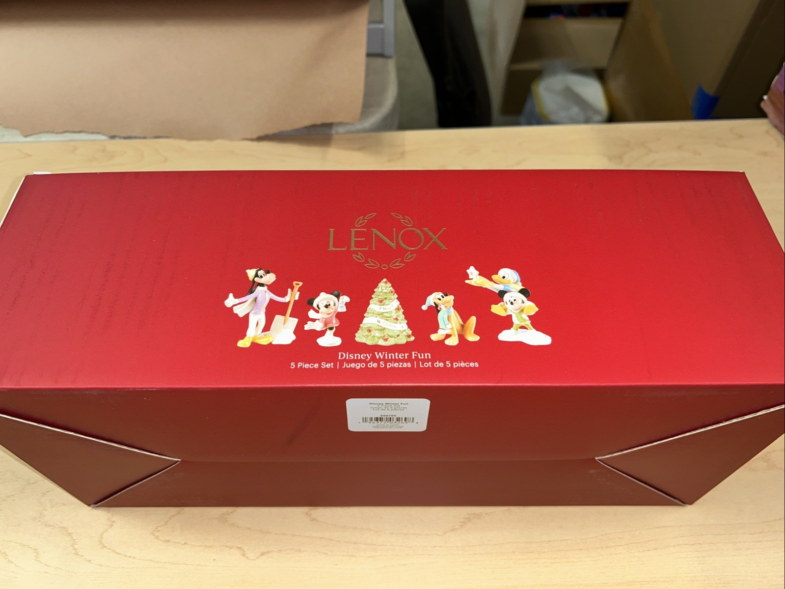 Lenox Disney Winter Fun, 5 Piece Set, 896796,