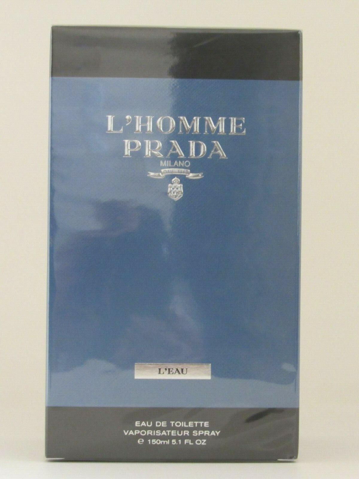 L\'Homme Prada Milano L\'EAU by Prada 5.1 oz EDT Spray Brand new Box Made in Spain