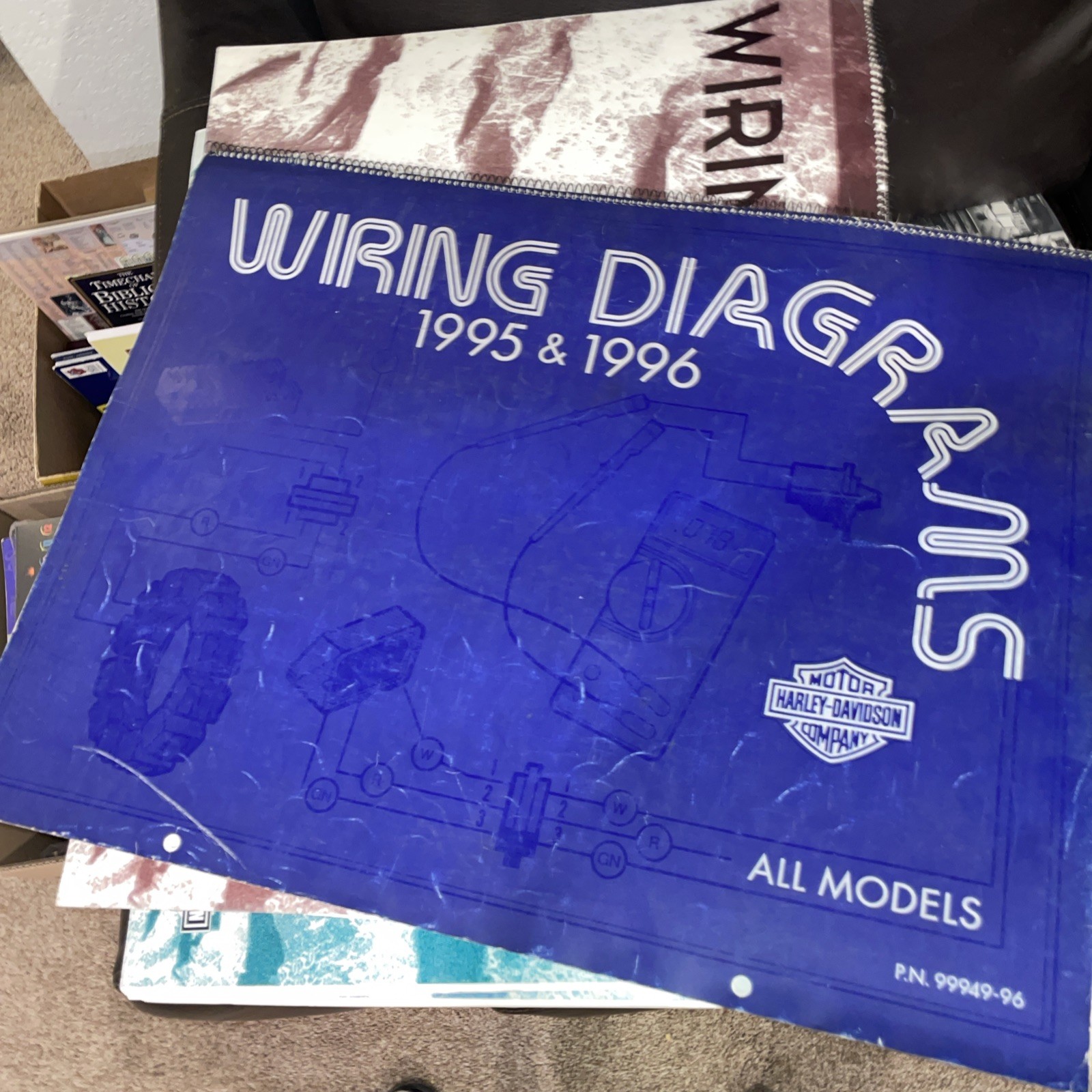 Harley Davidson Official Factory 1995 & 1996 All Models Wiring Diagrams 99949-96 Harley Davidson Official Factory 1995 & 1996 All Models Wiring Diagrams 99949-96