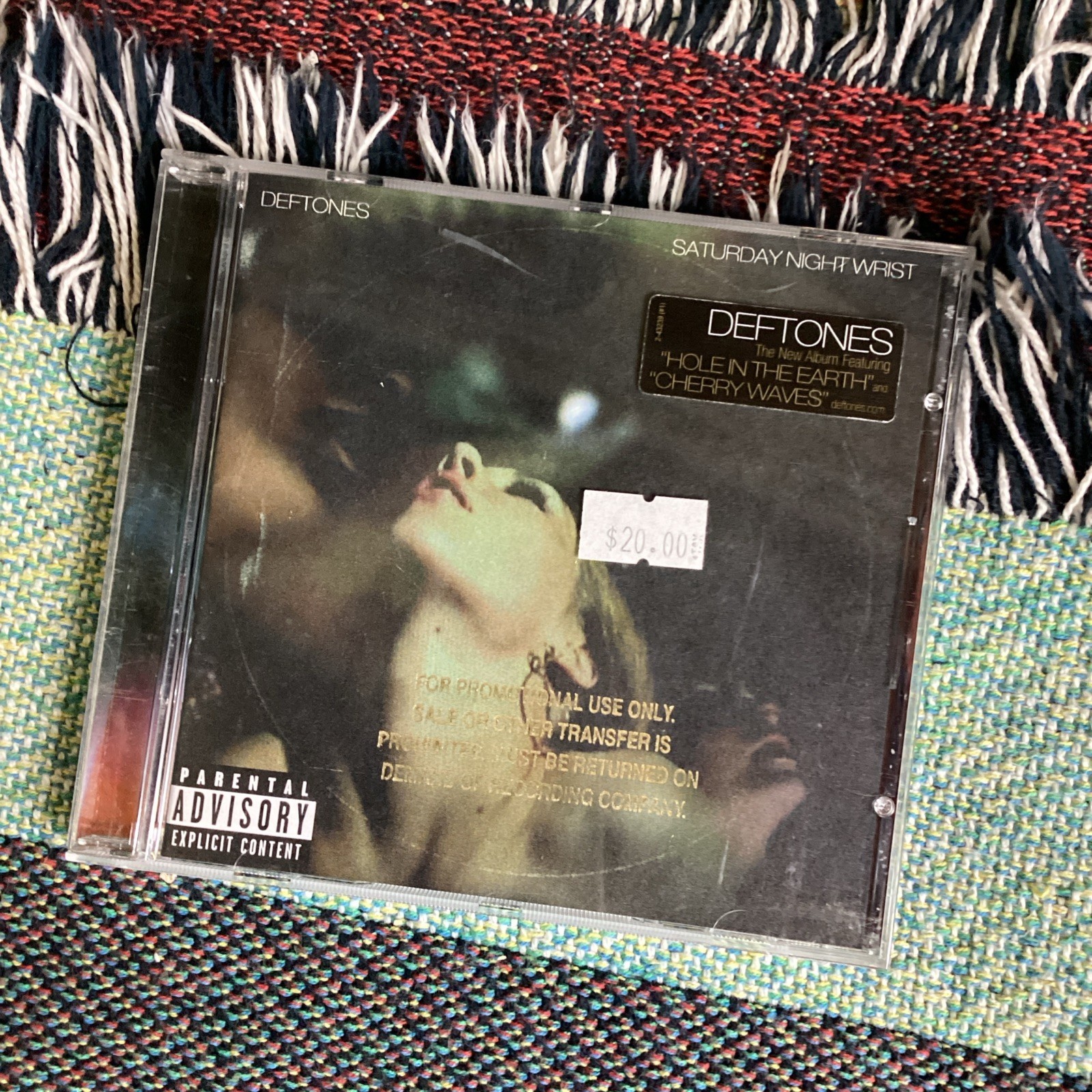 Saturday Night Wrist by Deftones (CD, 2006) PROMO STAMPED Saturday Night Wrist by Deftones (CD, 2006) PROMO STAMPED