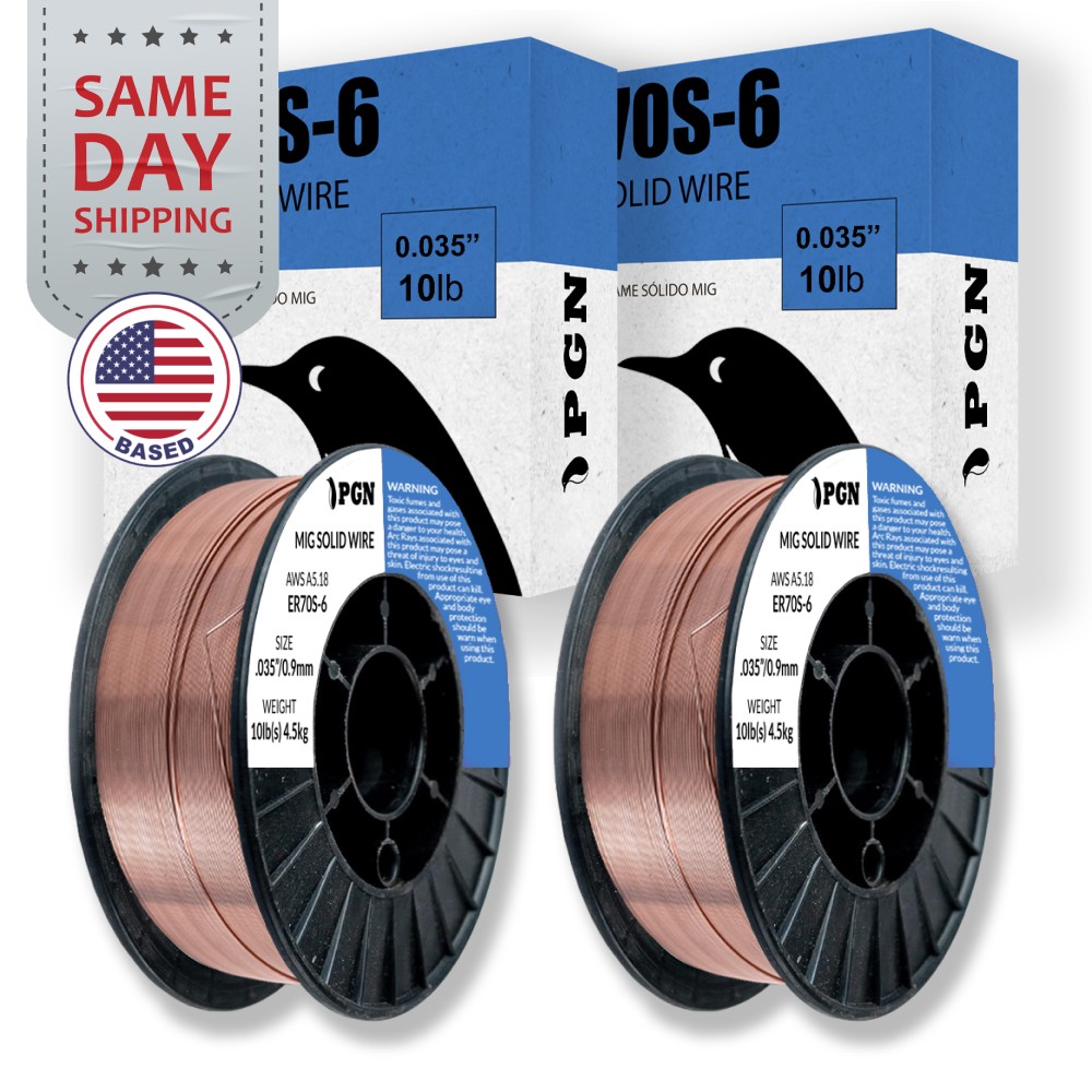 (2 x 10-Lb Spools) ER70S-6 .035