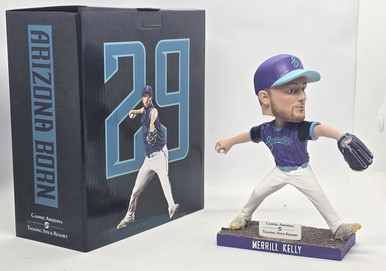 Arizona Diamondbacks Merrill Kelly Bobblehead 2026 D-Backs SGA Bobble NEW IN BOX