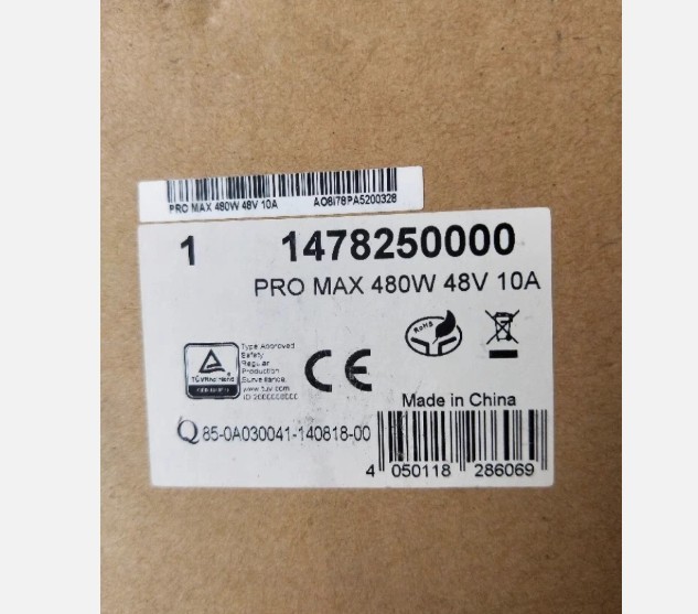1478250000 NEW Weidmuller 1478250000 PRO MAX 480W 48V 10A