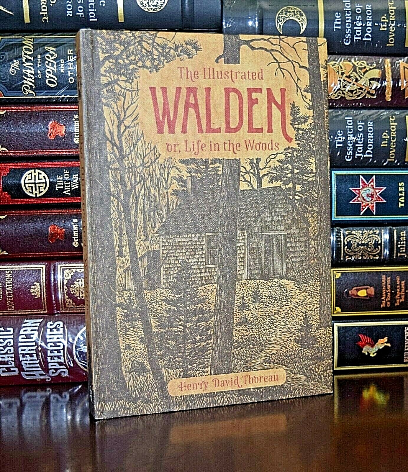 NEW Illustrated Walden Life in the Woods by Henry David Thoreau Deluxe Hardcover