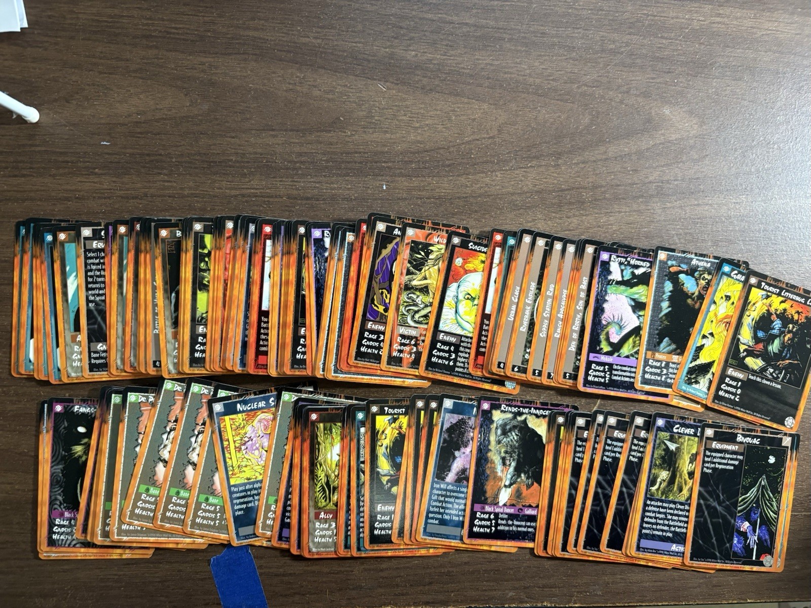 Rage CCG War Of The Amazon Huge Lot - All Cards From WotA - 130 Cards Total Rage CCG War Of The Amazon Huge Lot - All Cards From WotA - 130 Cards Total