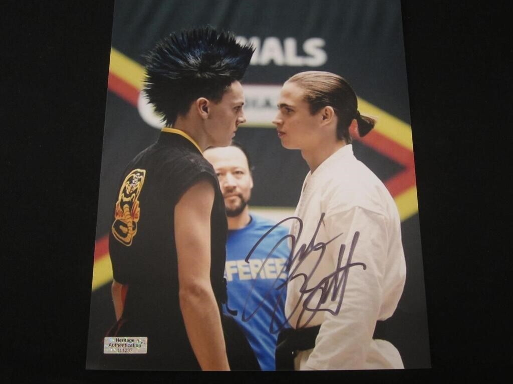 Cobra Kai Jacob Bertrand as Hawk Karate Kid Signed 8X10 Autographed Photo COA