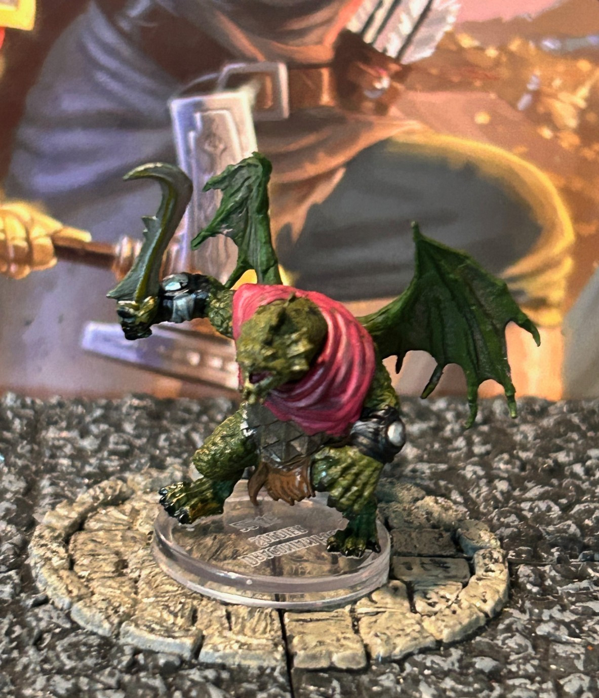 Draconian Foot Soldier D&D Miniature Dungeons Dragons Fizban's Treasury fighter