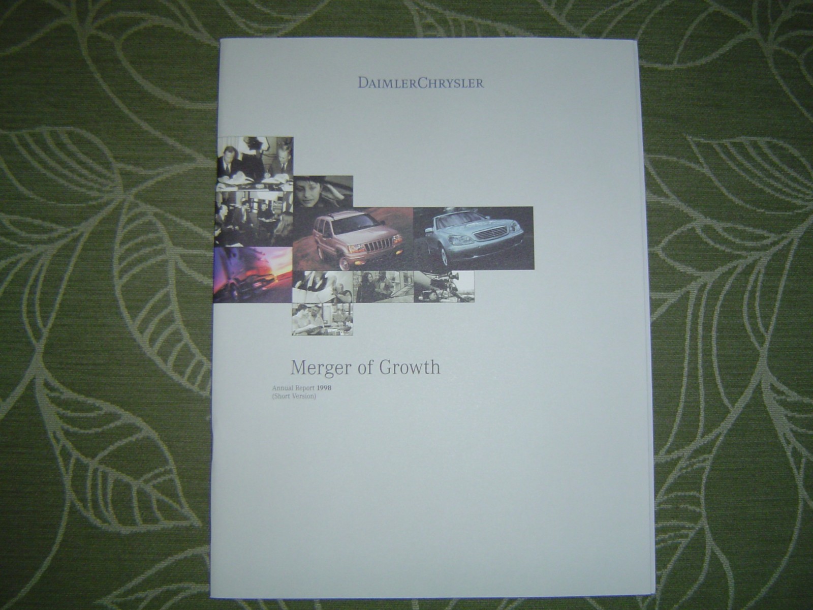 1998 DaimlerChrysler Annual Report short version history of the auto Company
