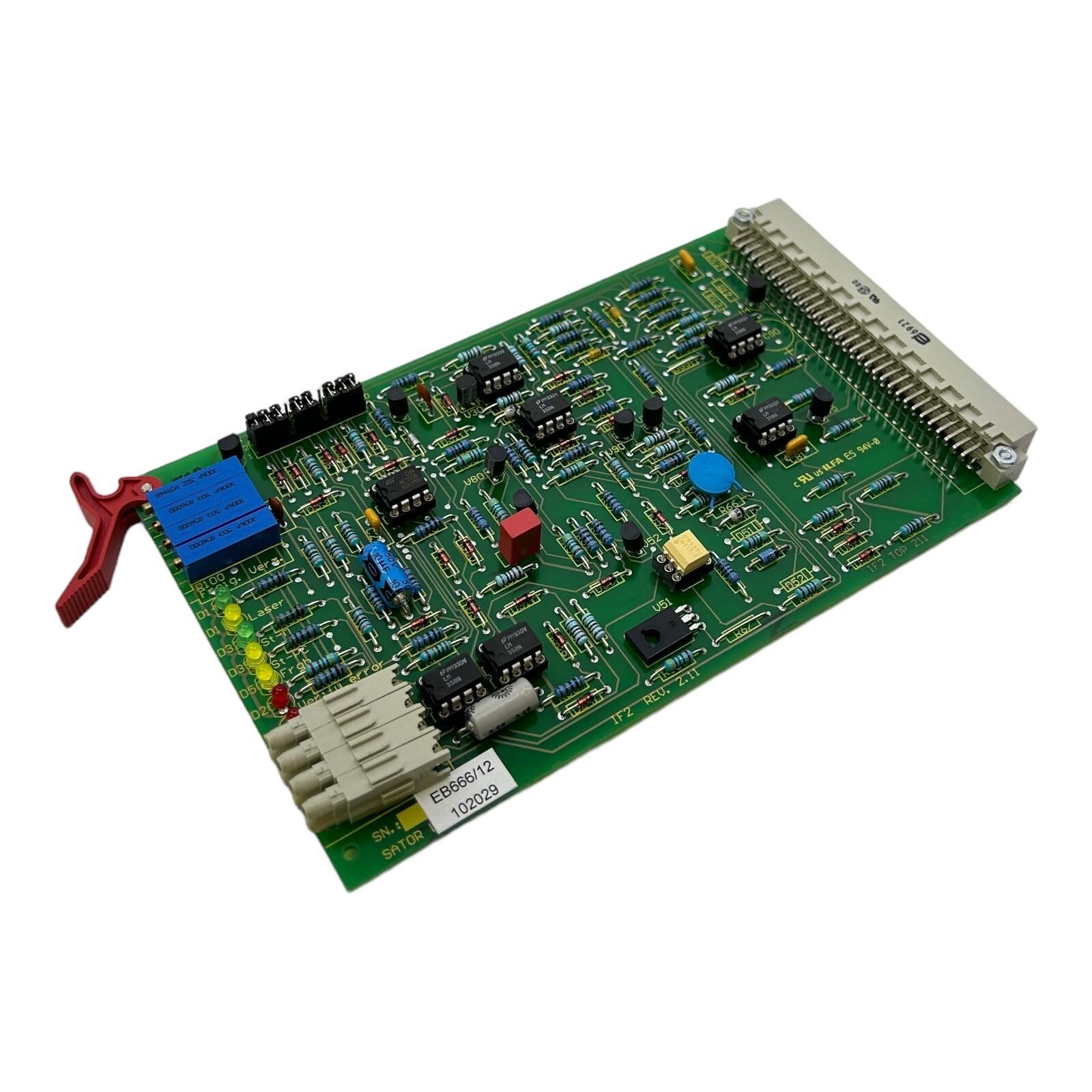 Domino Sator Laser IF2 REV. 2.11 Board Domino Sator Laser Board Domino Sator Laser IF2 REV. 2.11 Board Domino Sator Laser Board