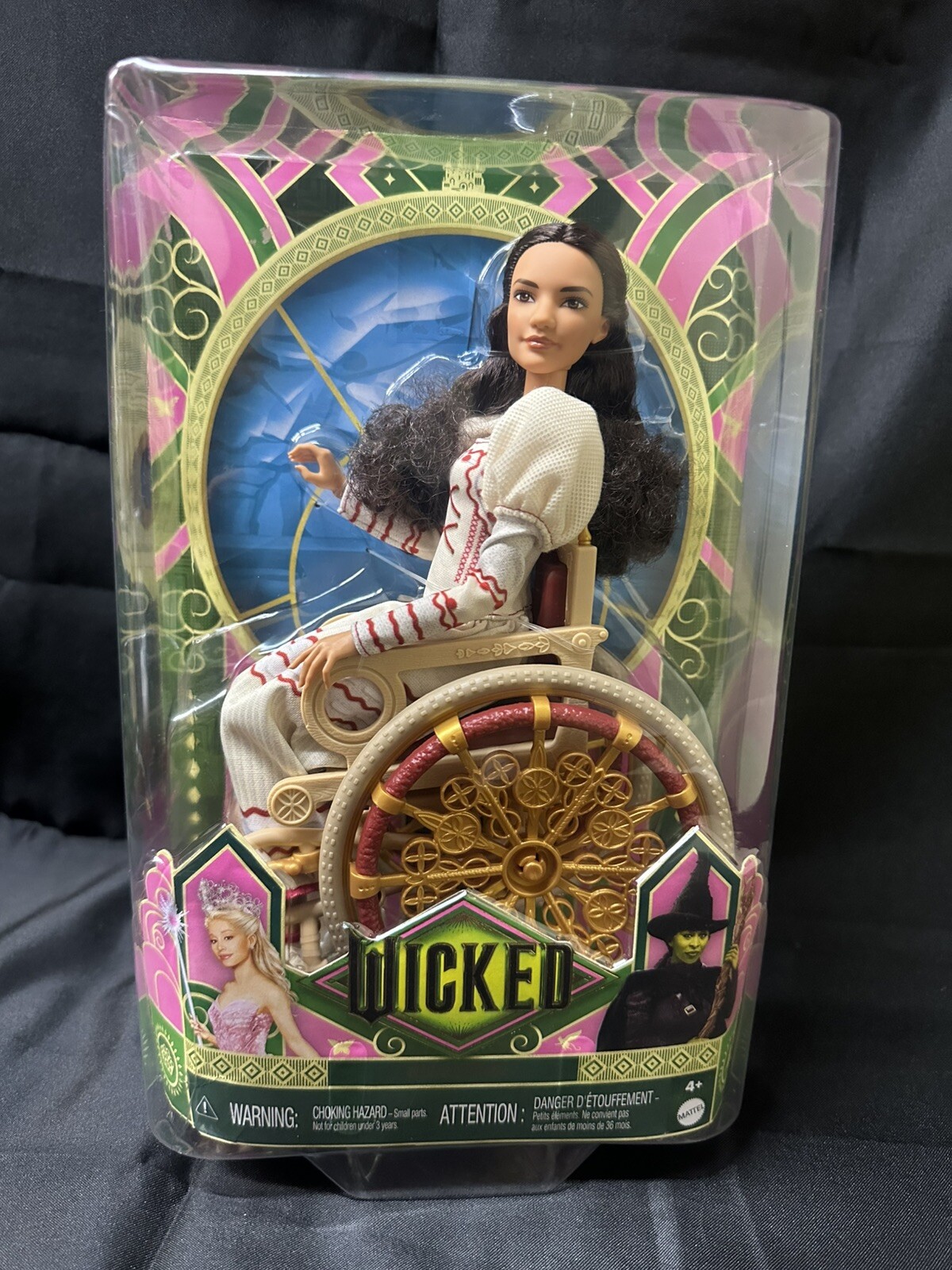 WICKED.COM Mattel Wicked Witch Ariana Grande Fashion Doll Barbie Nessarose