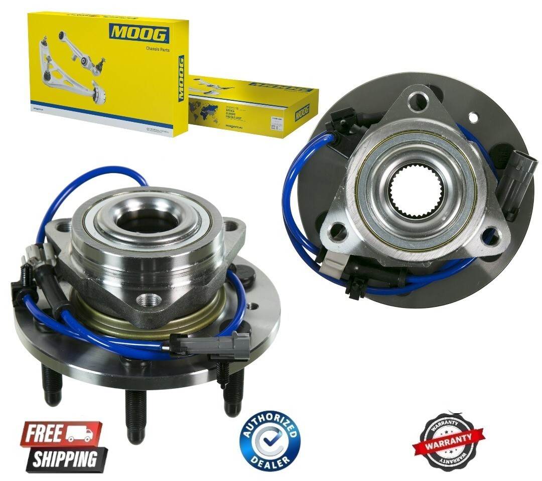 MOOG Front Wheel Hub Bearings for GMC Silverado Sierra 1500 Tahoe 6 Lug 4WD 2PCS MOOG Front Wheel Hub Bearings for GMC Silverado Sierra 1500 Tahoe 6 Lug 4WD 2PCS