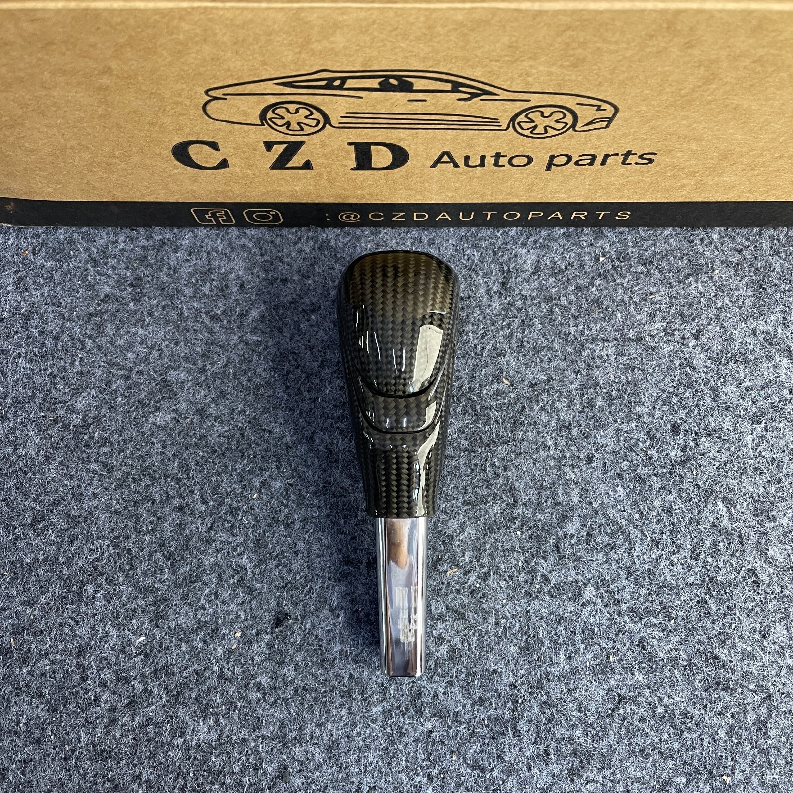 CZD High Quality Genuine Carbon Fiber Gear Knob For Honda Accord 2013-2017