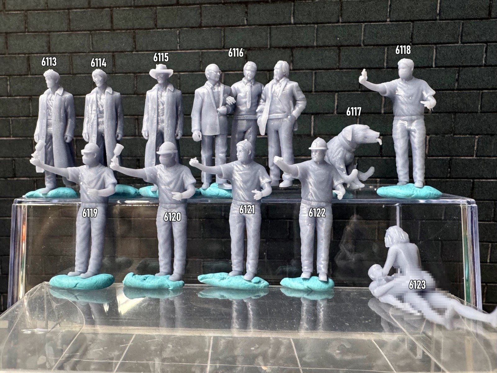 1:64 Figures  - For Dioramas Miniature Figures 164 Fig Lot 758 1-64 Figures