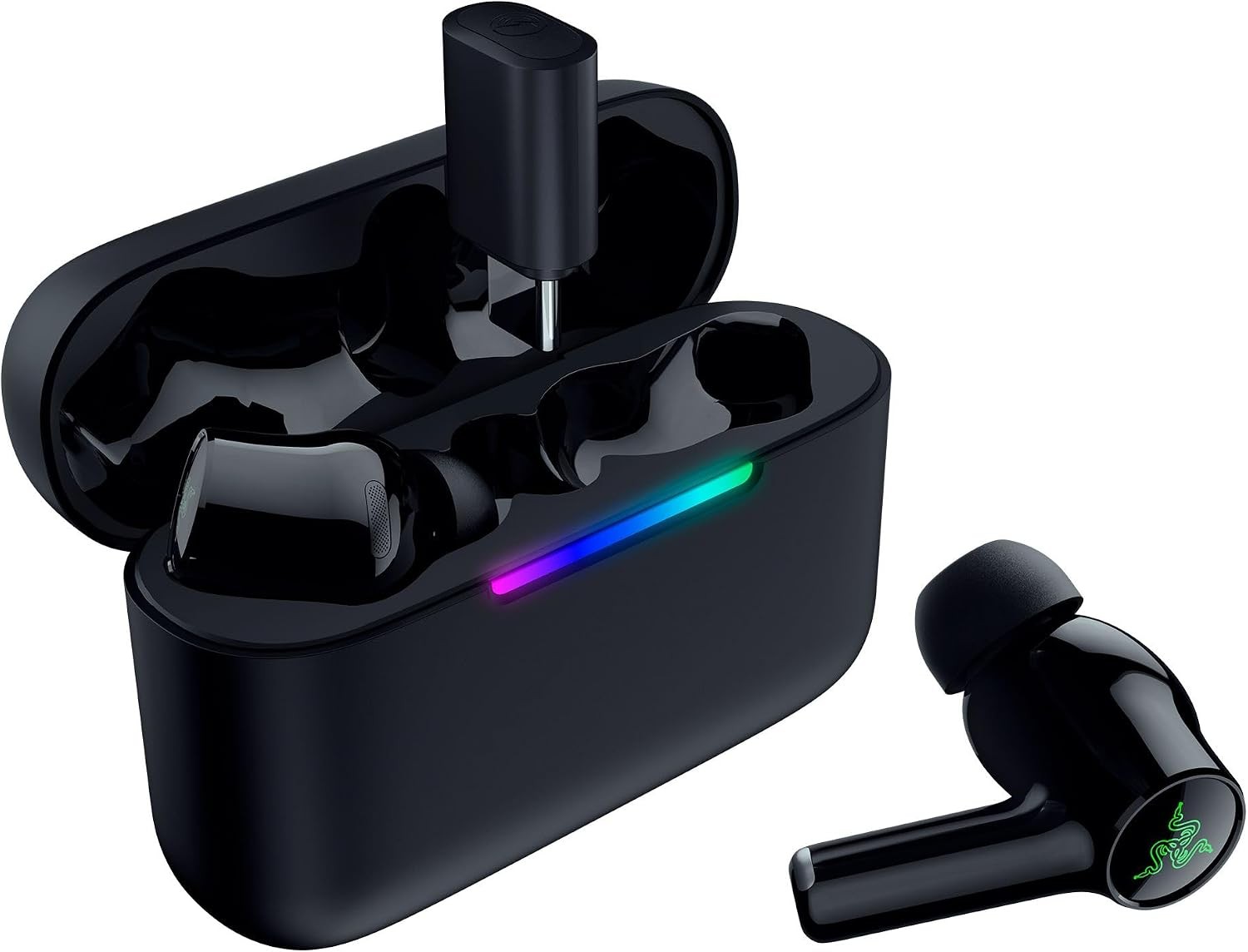 Razer Hammerhead V3 HyperSpeed Wireless ANC Earbuds Black Certified Refurbished