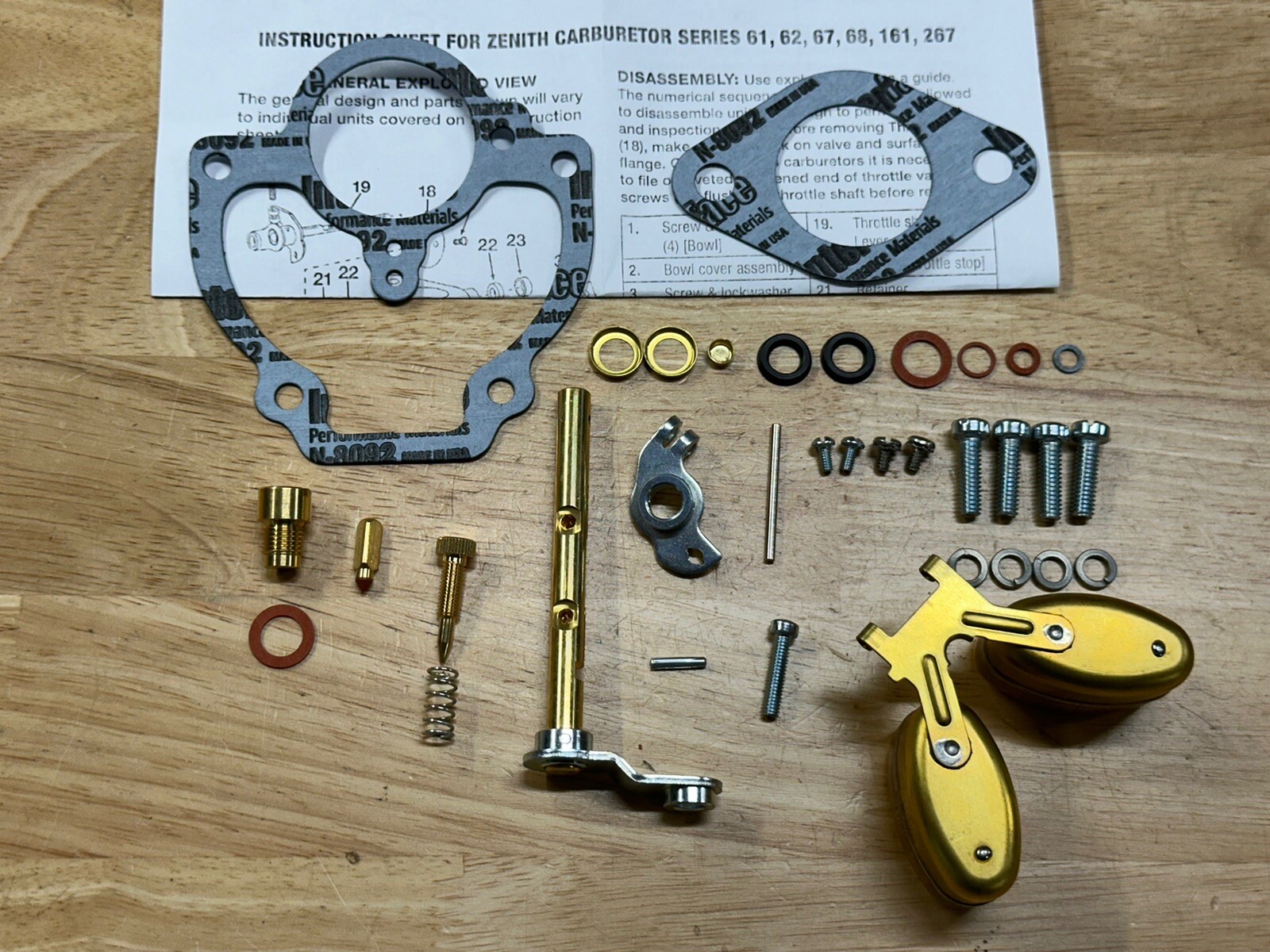 Zenith 8964 Carburetor kit Case DC C with float