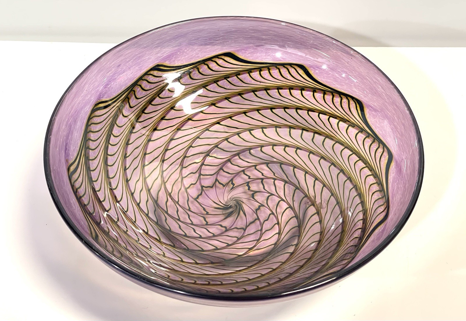 Robert Held Iridescent Art Glass Bowl Canada