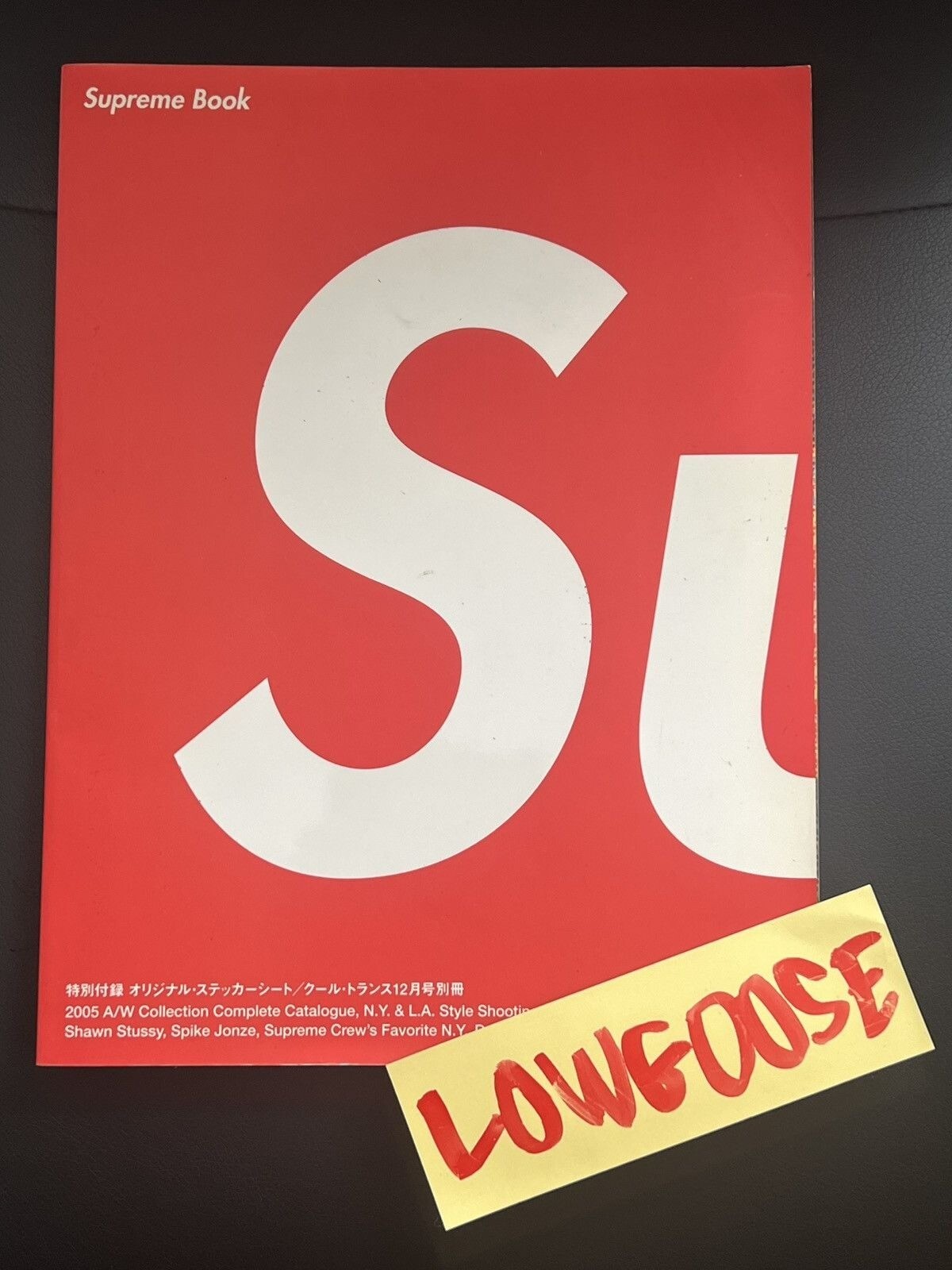 Supreme Book Vol 1 2005 Magazine Look Book w/ Box Logo Stickers Japan Rare