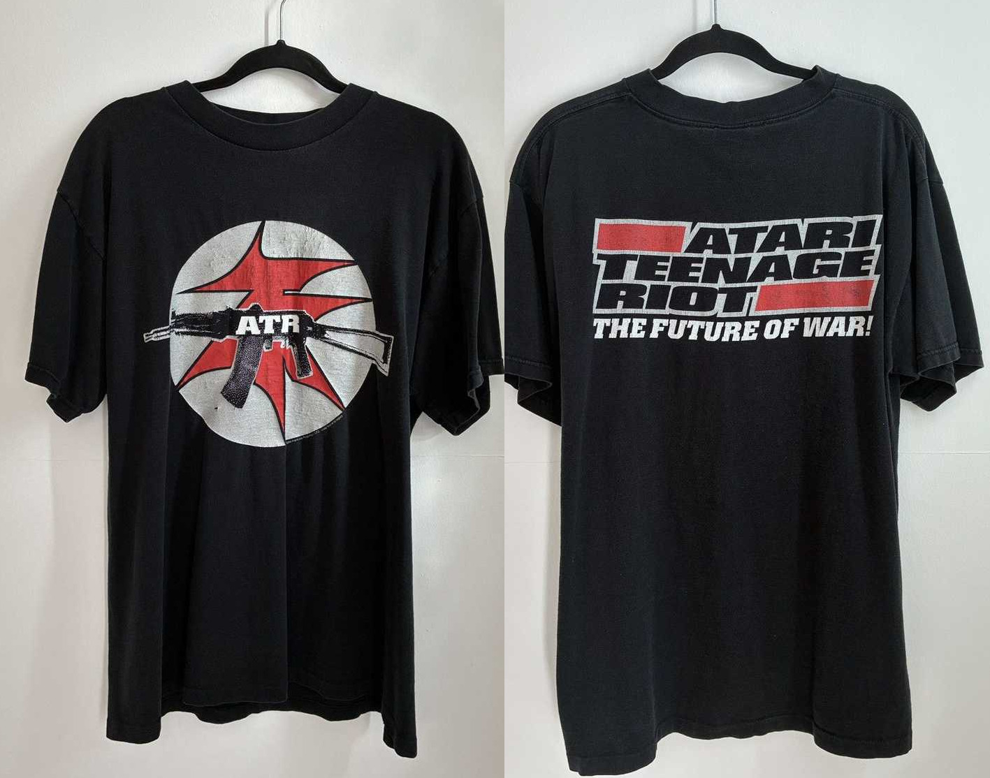 Vintage 1998 Atari Teenage Riot Future of War T-shirt L120