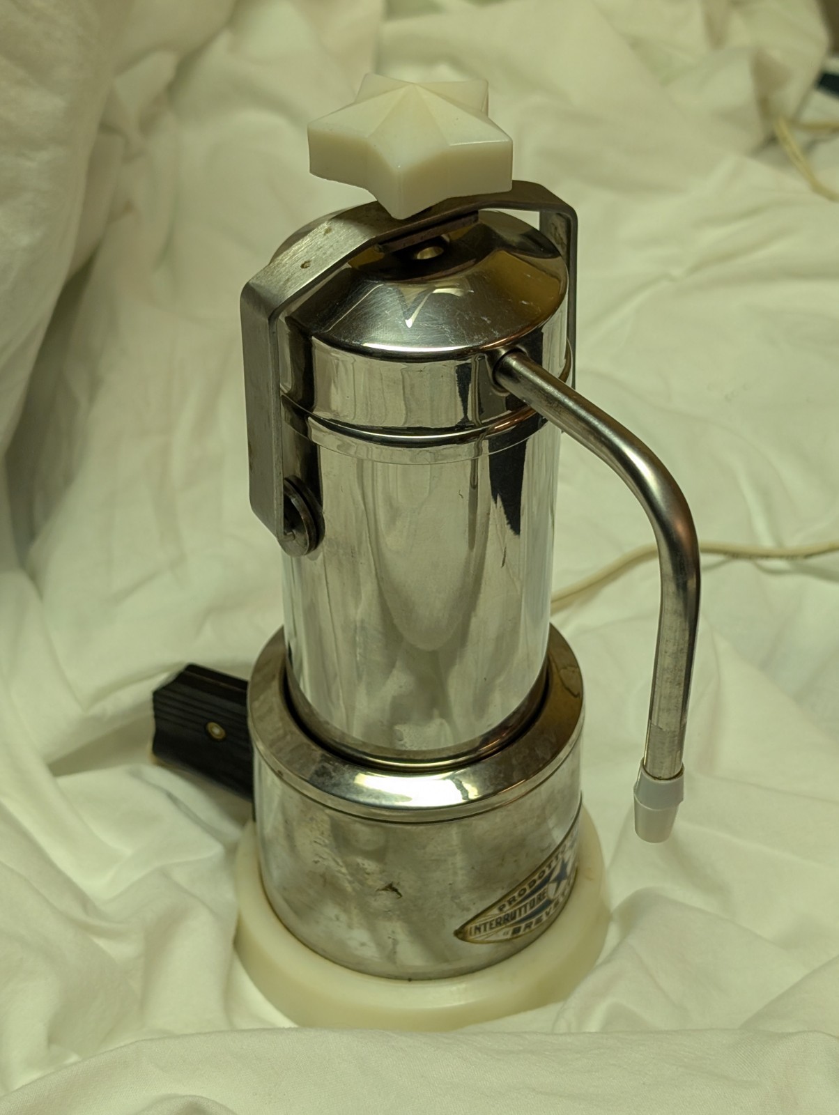 Vintage Stella Italian Electric Espresso Maker Tested and Working Made In Italy
